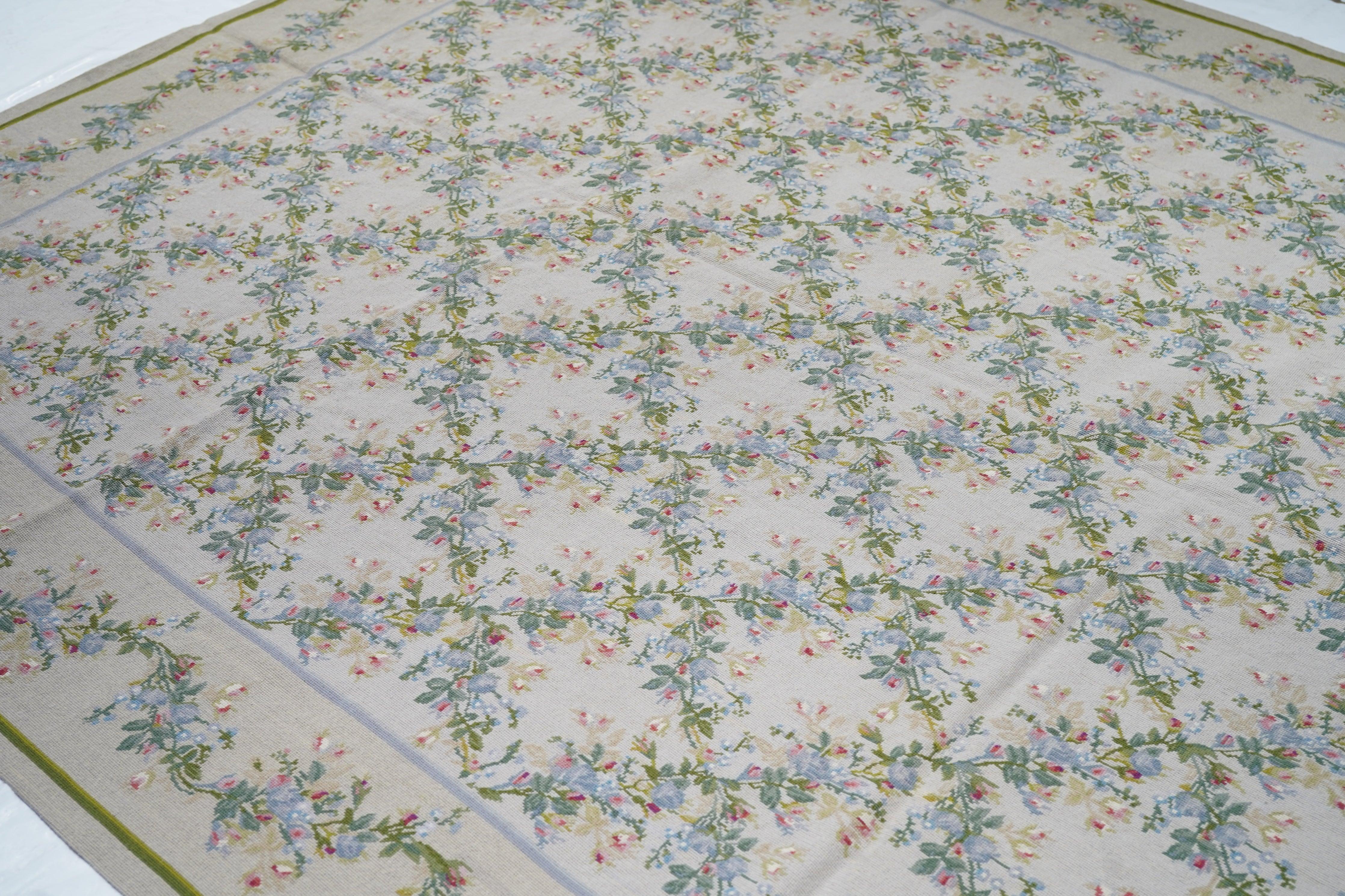French Aubusson Design Rug 7'10'' x 10'0