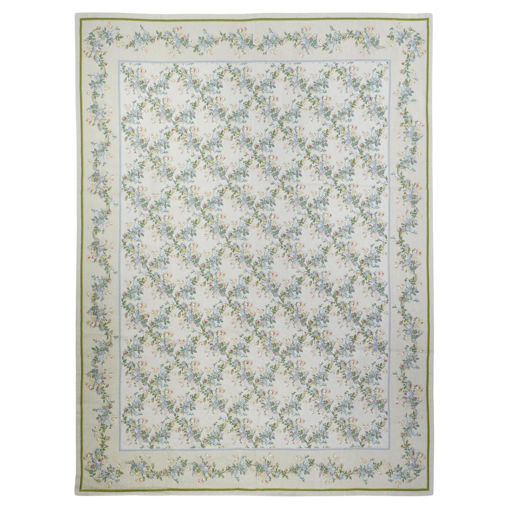 French Aubusson Design Rug 7'10'' x 10'0" For Sale