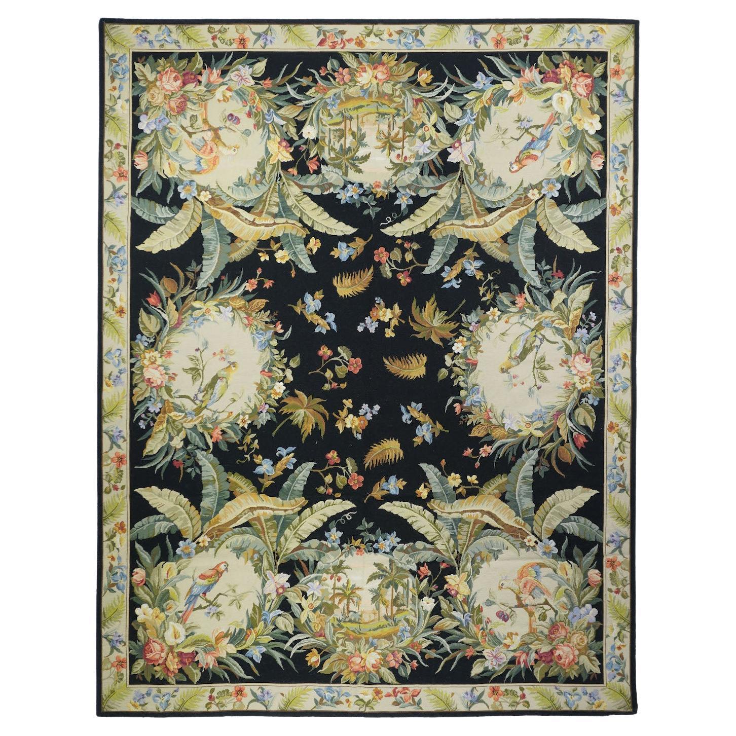 French Aubusson Design Rug 7'11'' x 10'1''