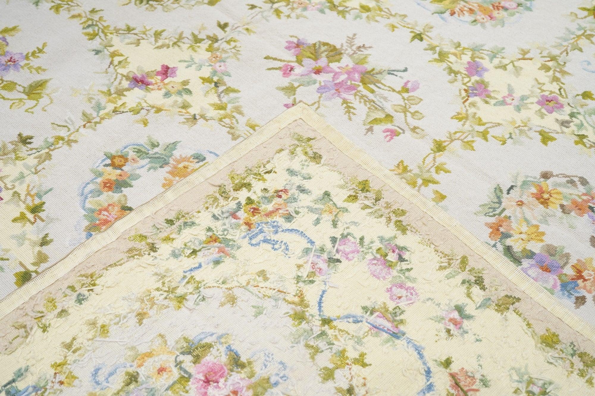 Tappeto design francese Aubusson 8' x 10' in vendita 5