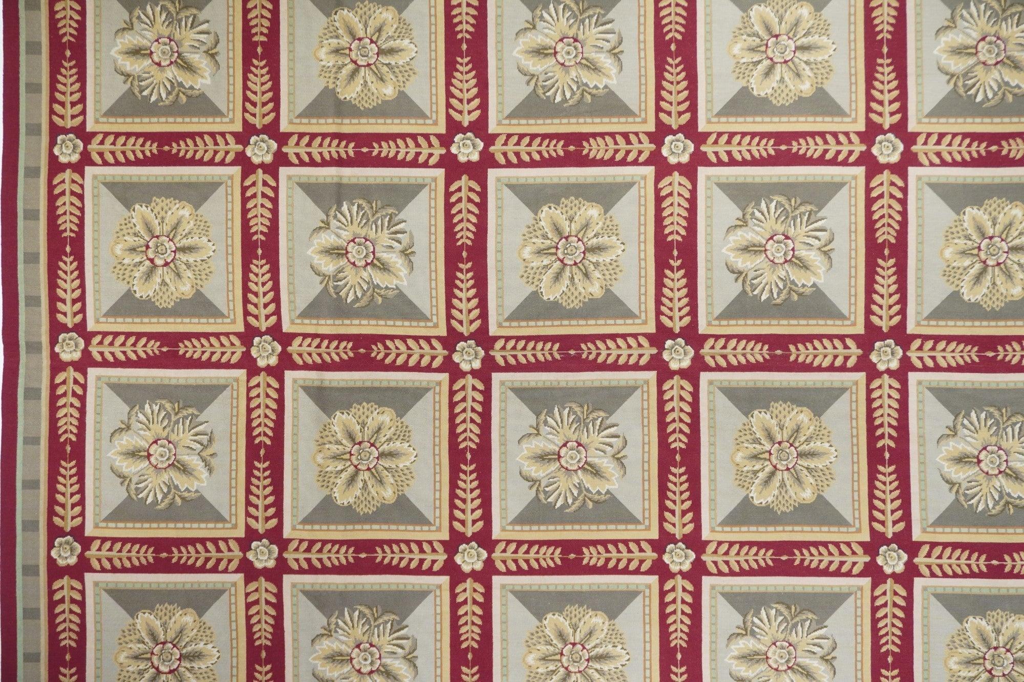 Francese Tappeto design francese Aubusson 8' x 10' in vendita