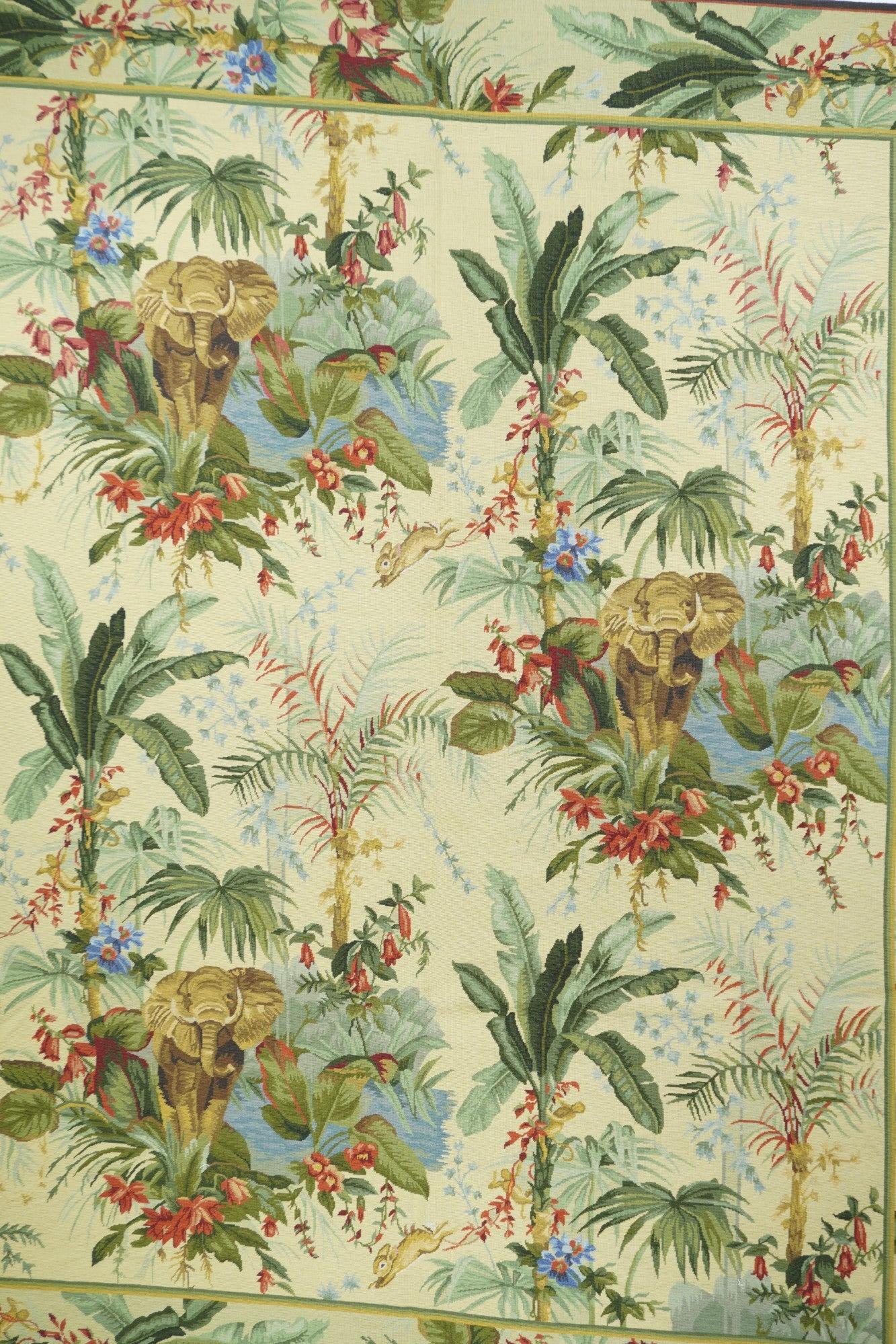 French Aubusson Design Rug 8'0