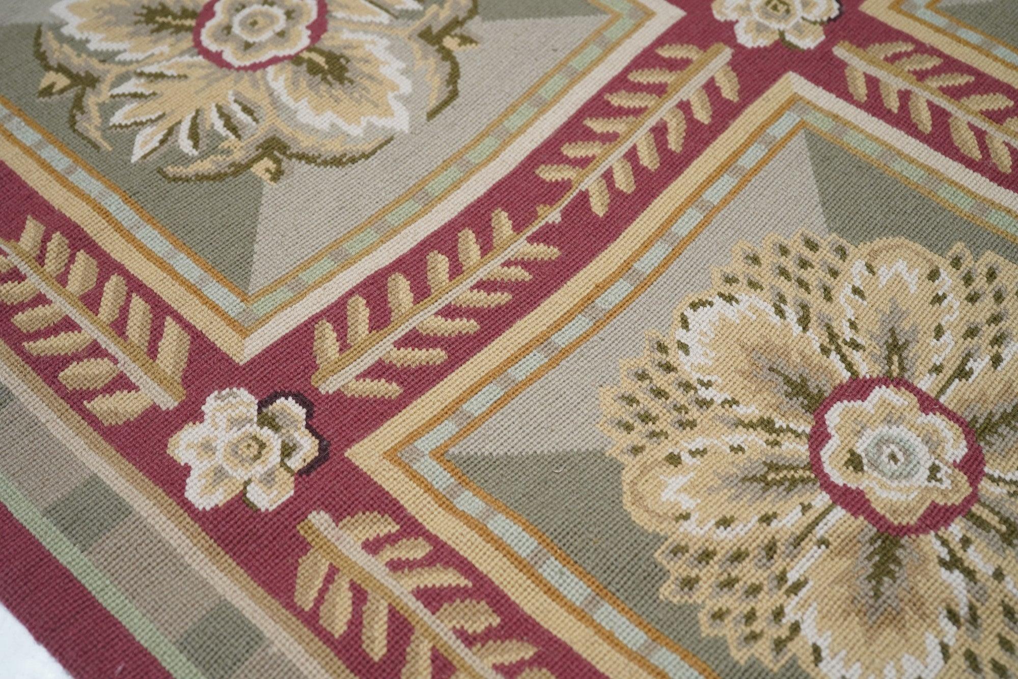 Francese Tappeto design francese Aubusson 8' x 10' in vendita