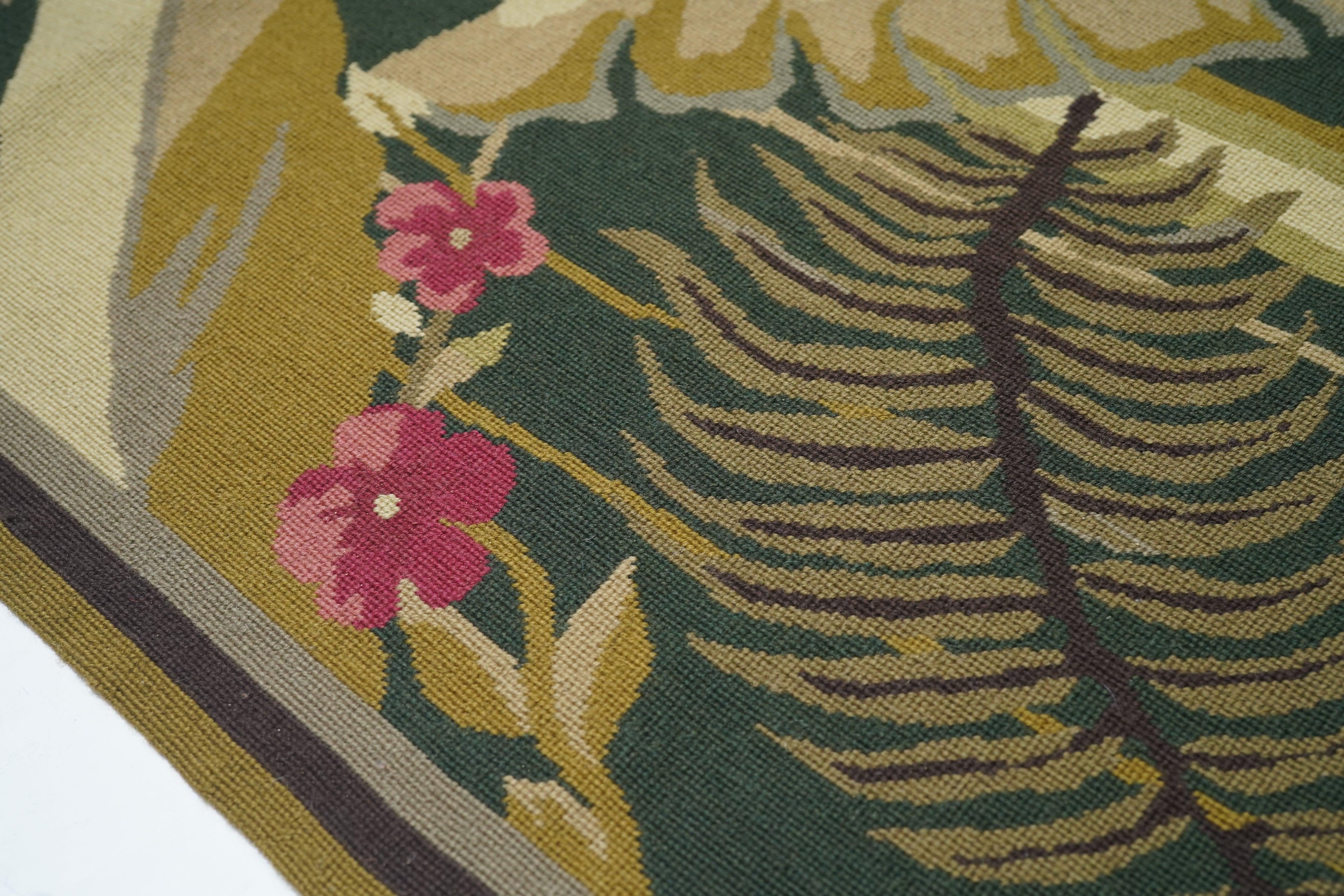Tappeto francese con design Aubusson  8' x 10' In condizioni Nuovo in vendita a New York, NY