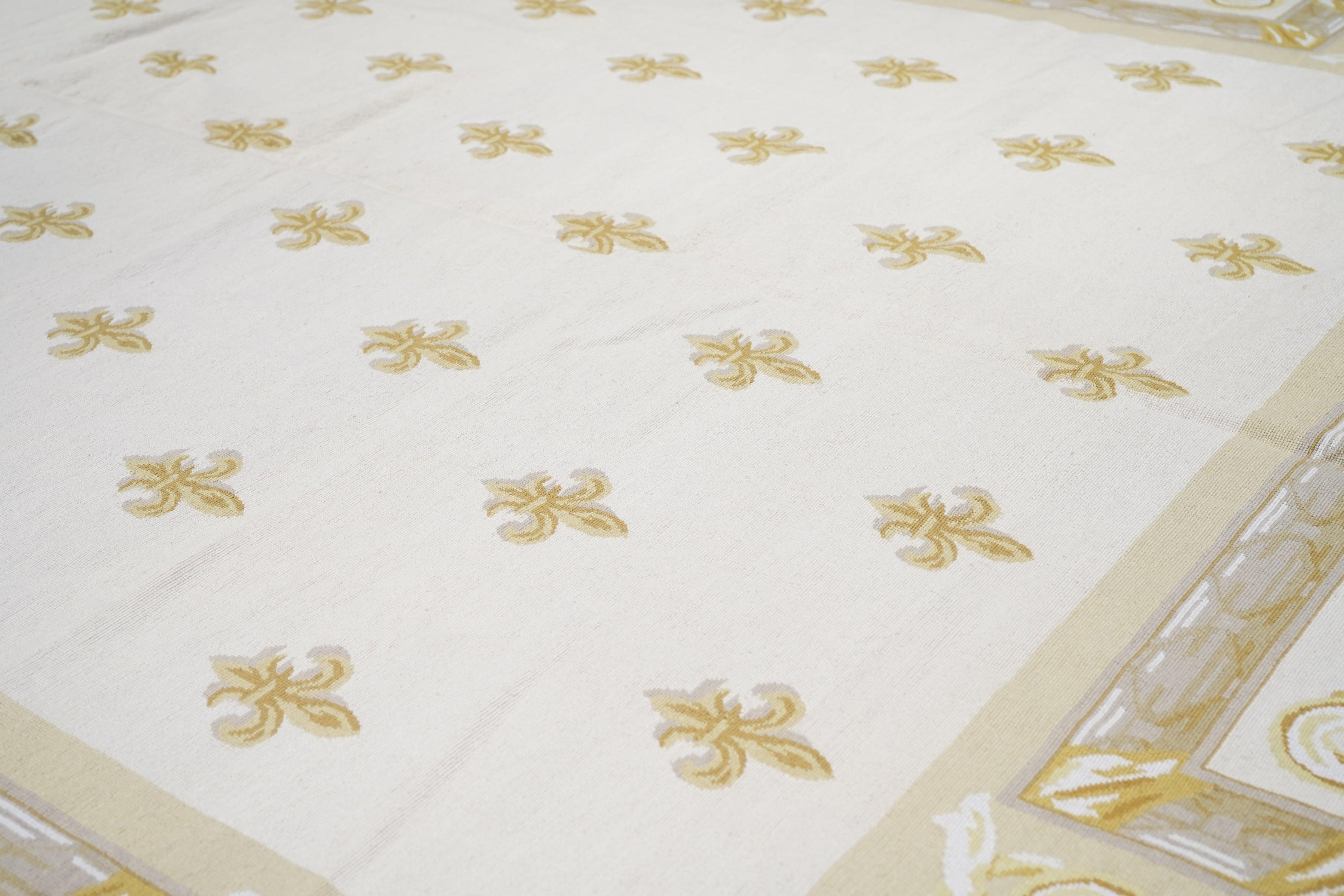 Tappeto design francese Aubusson 8' x 10' In condizioni Nuovo in vendita a New York, NY