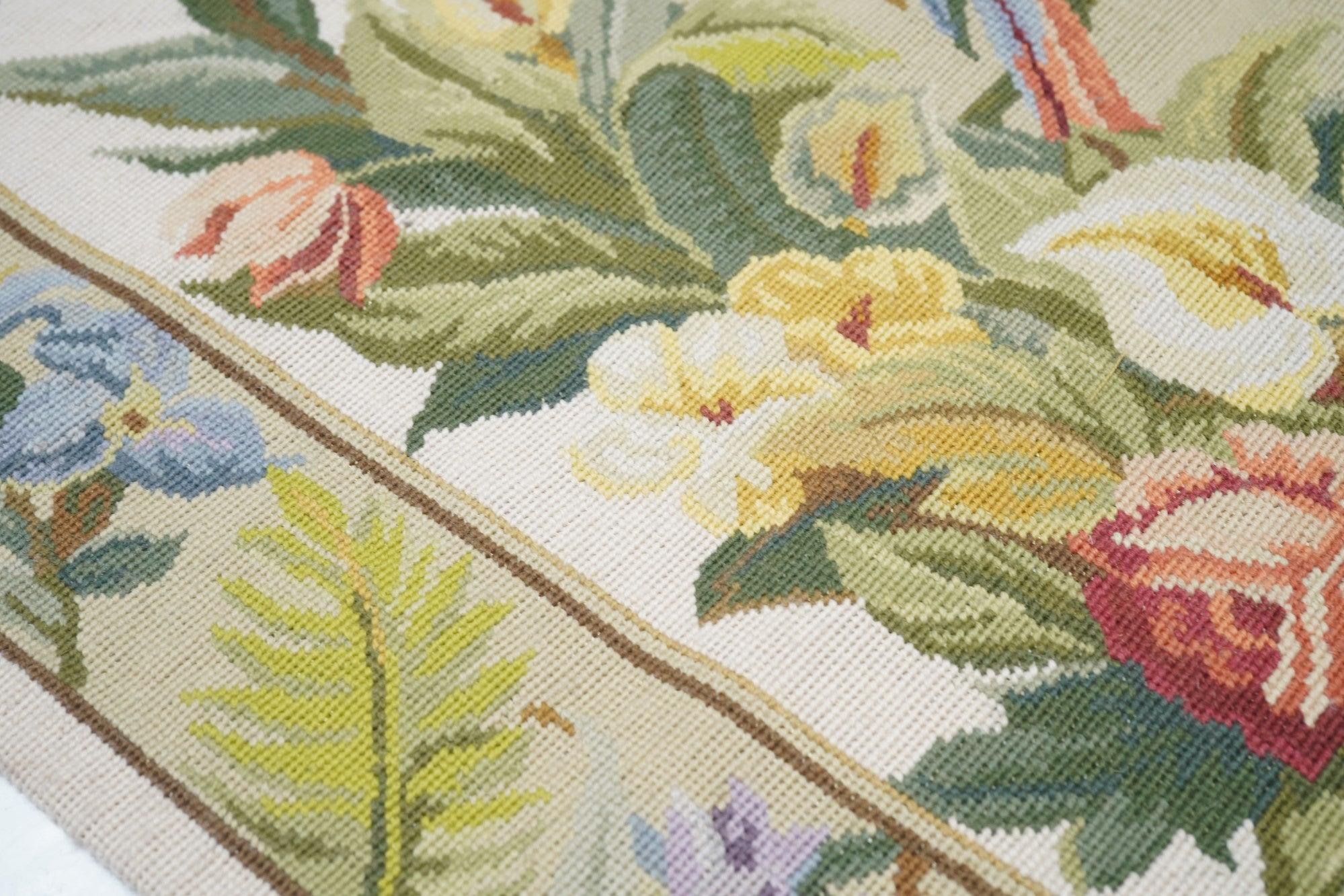 Contemporary French Aubusson Design Rug 8'0