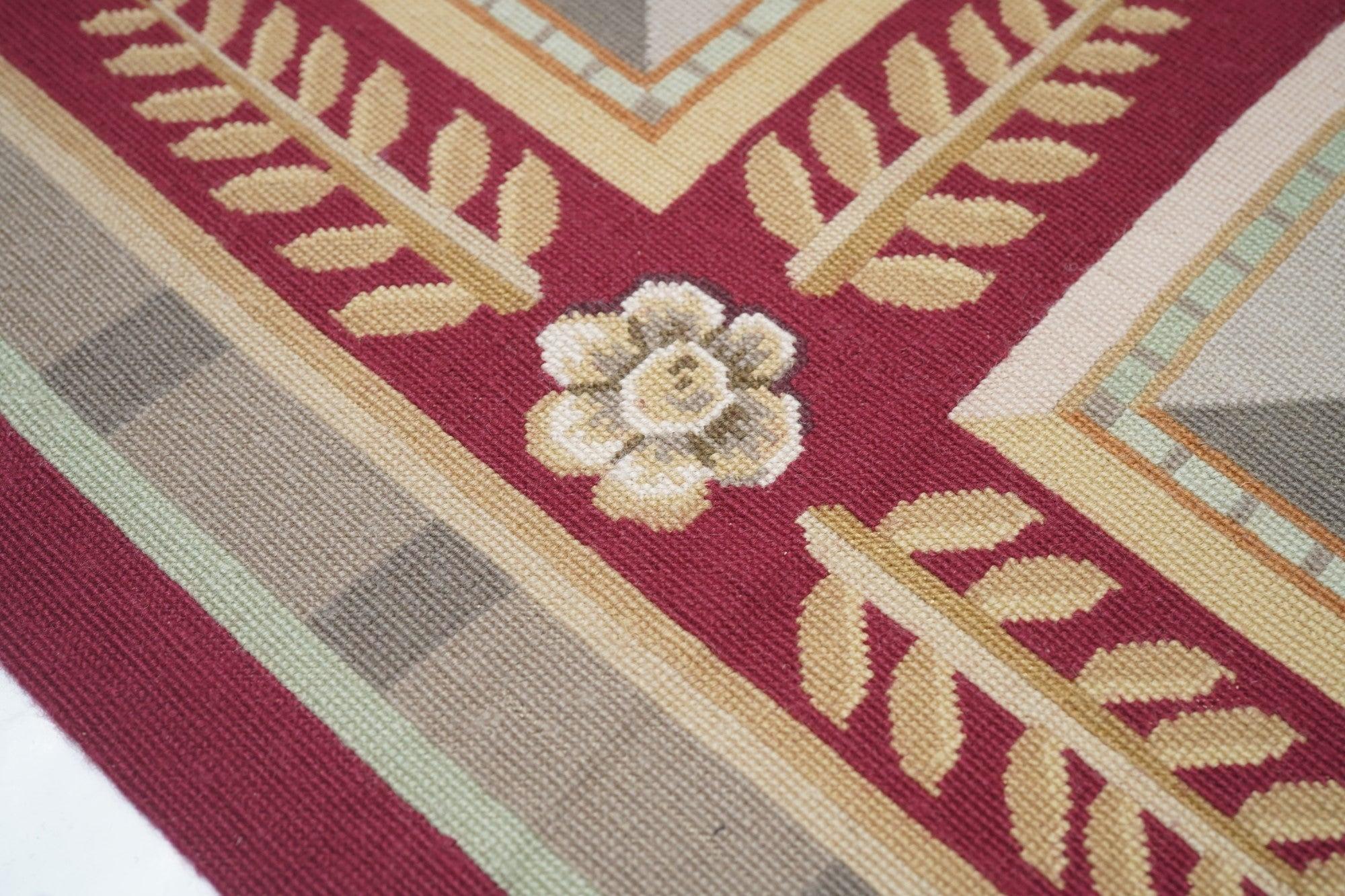 XXI secolo e contemporaneo Tappeto design francese Aubusson 8' x 10' in vendita