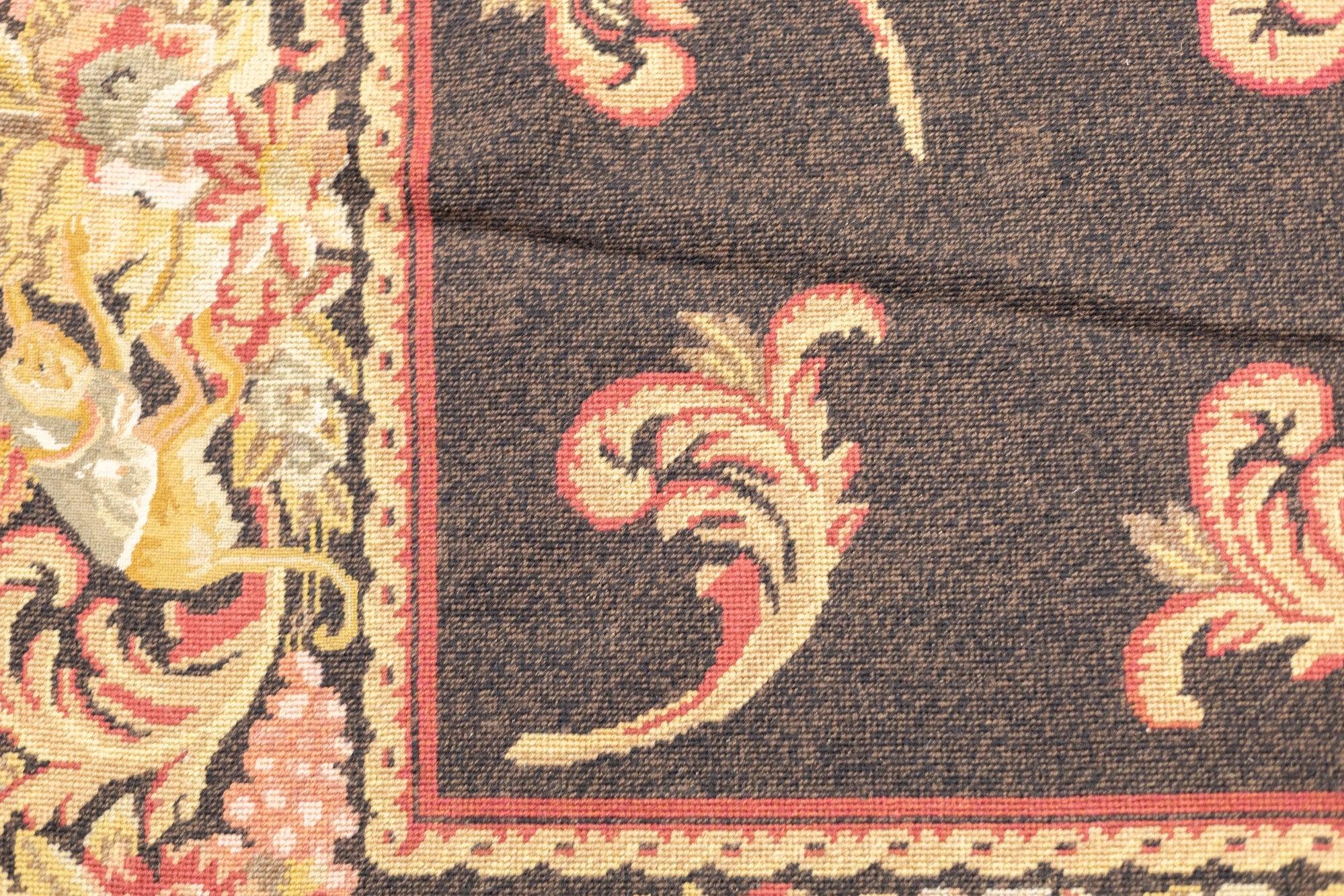 XXIe siècle et contemporain Tapis à motifs d'Aubusson 8' x 10' (français) en vente
