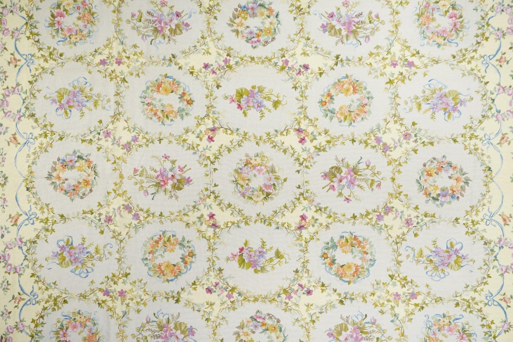 Tappeto design francese Aubusson 8' x 10' in vendita 1