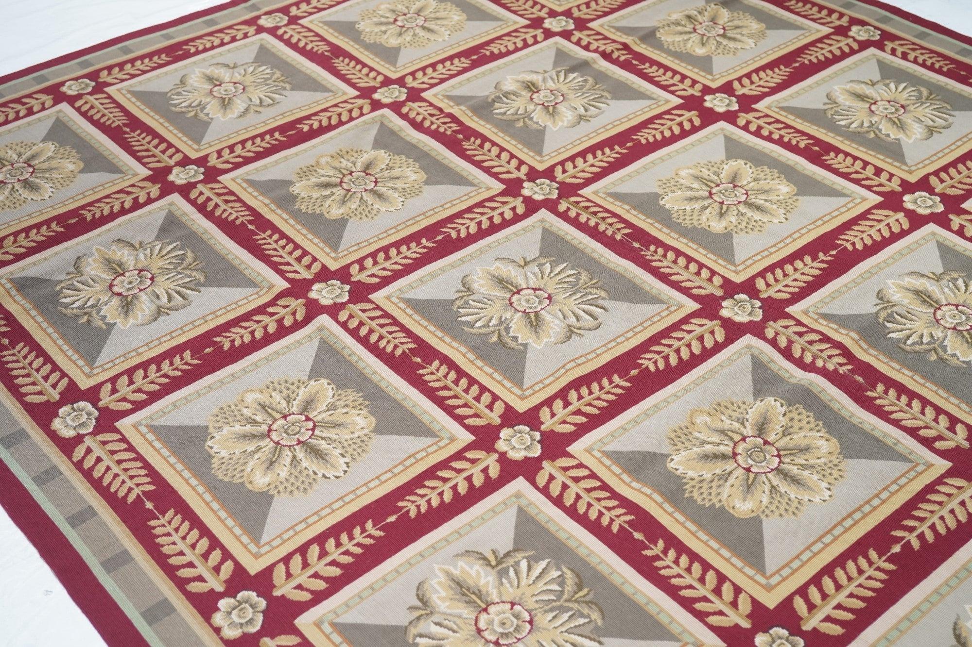 Tappeto design francese Aubusson 8' x 10' in vendita 1