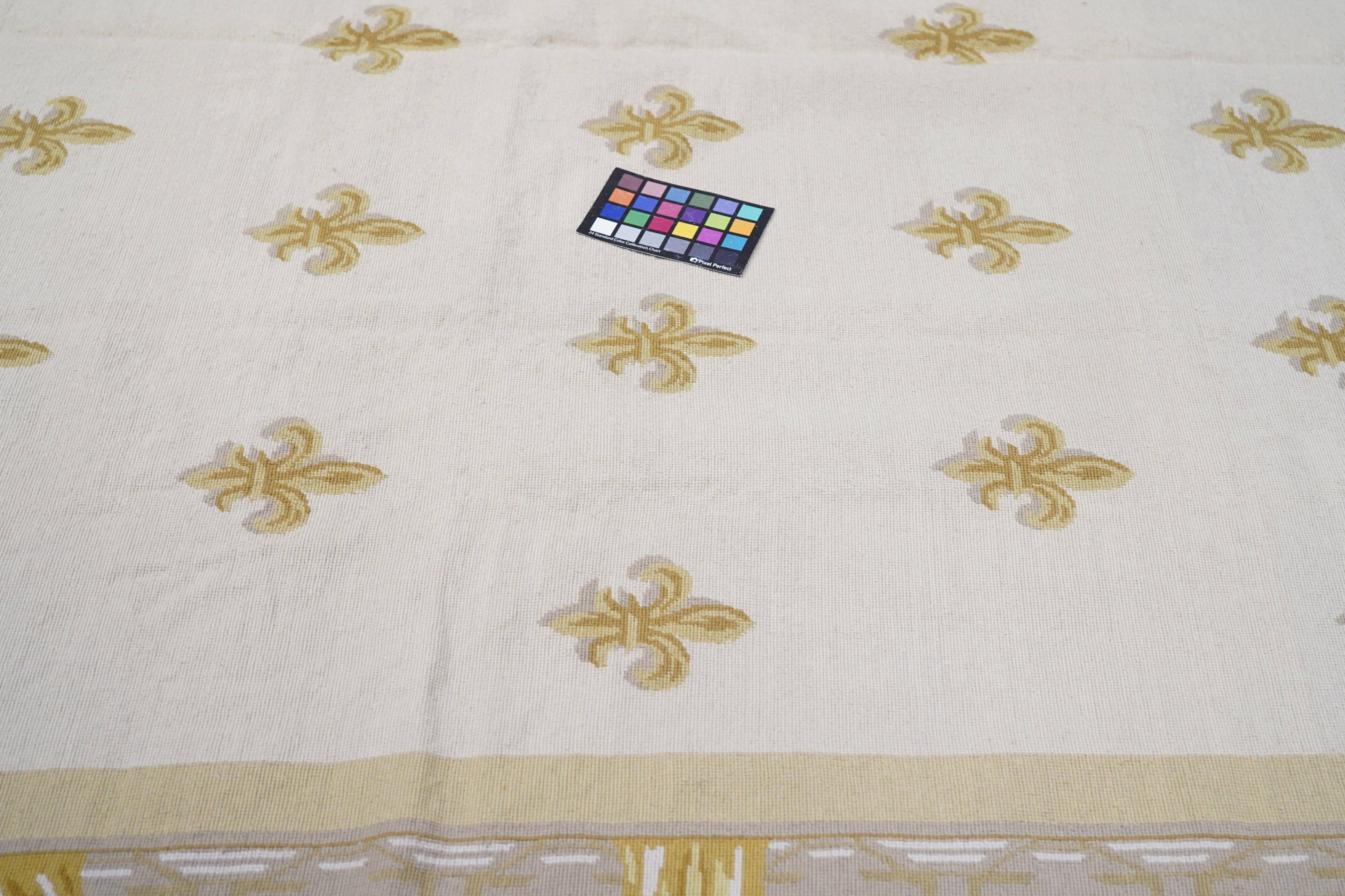 Tappeto design francese Aubusson 8' x 10' in vendita 1