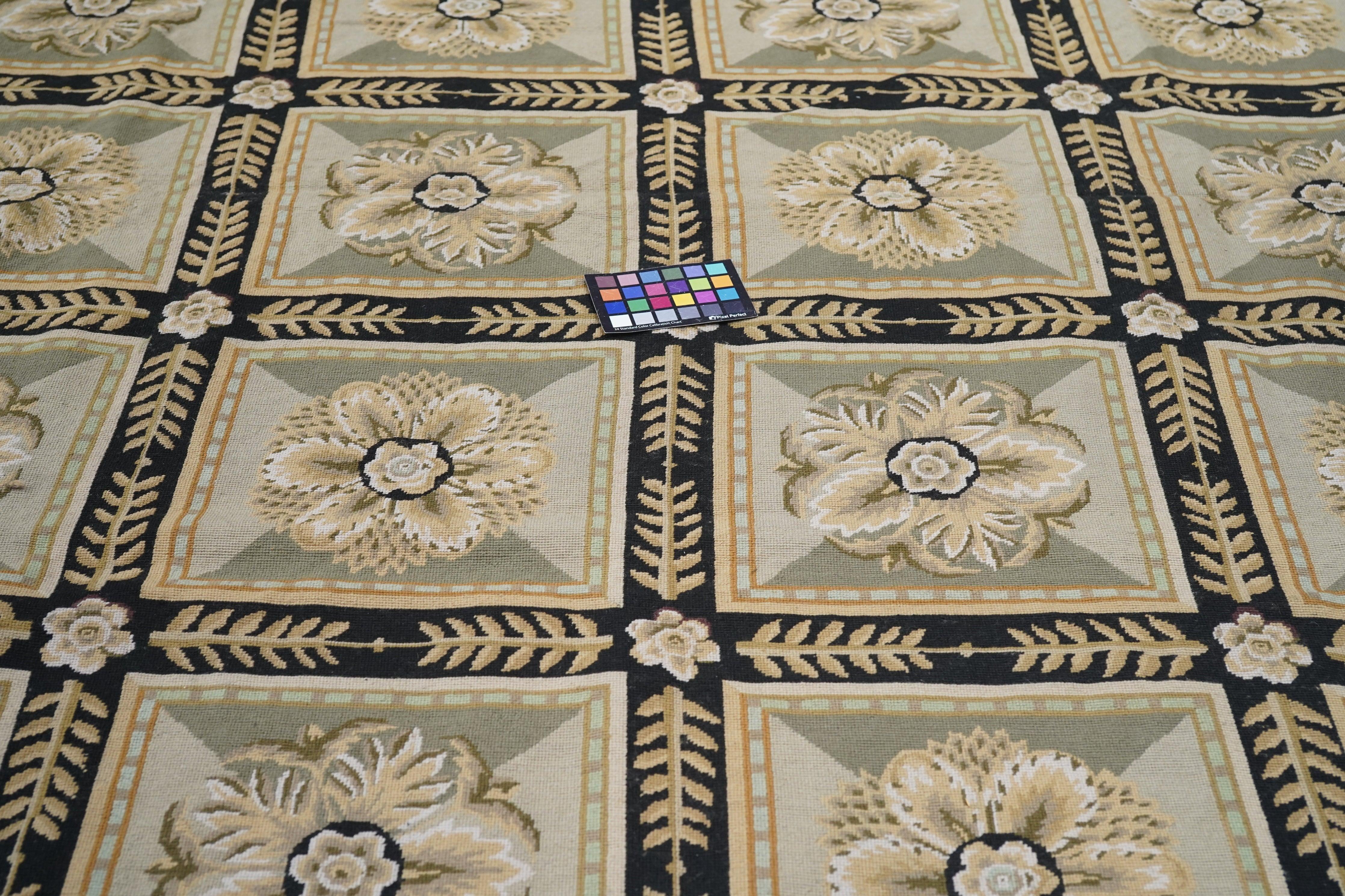 Tappeto design francese Aubusson 8' x 10' in vendita 1