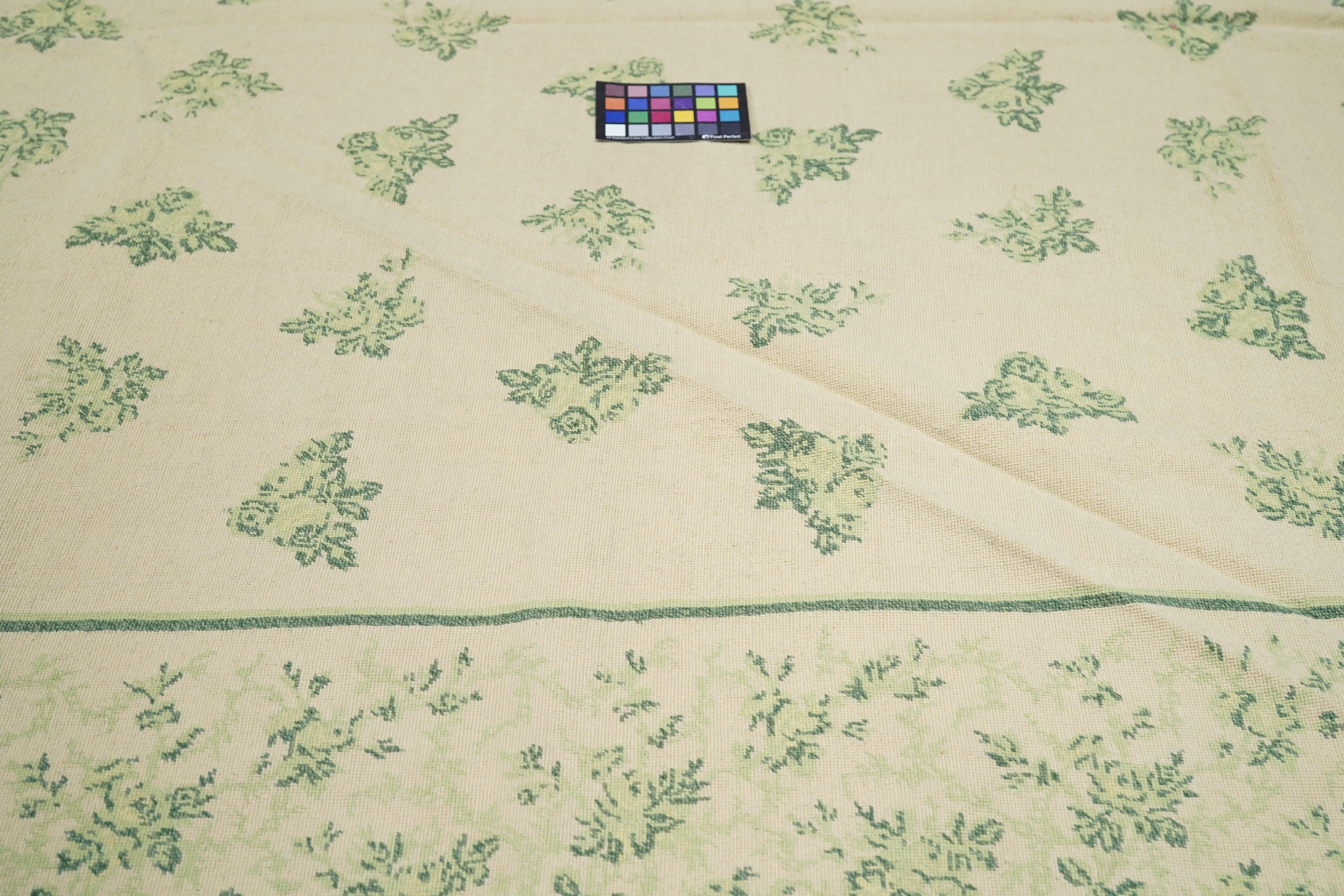 Tappeto design francese Aubusson 8' x 10' in vendita 1