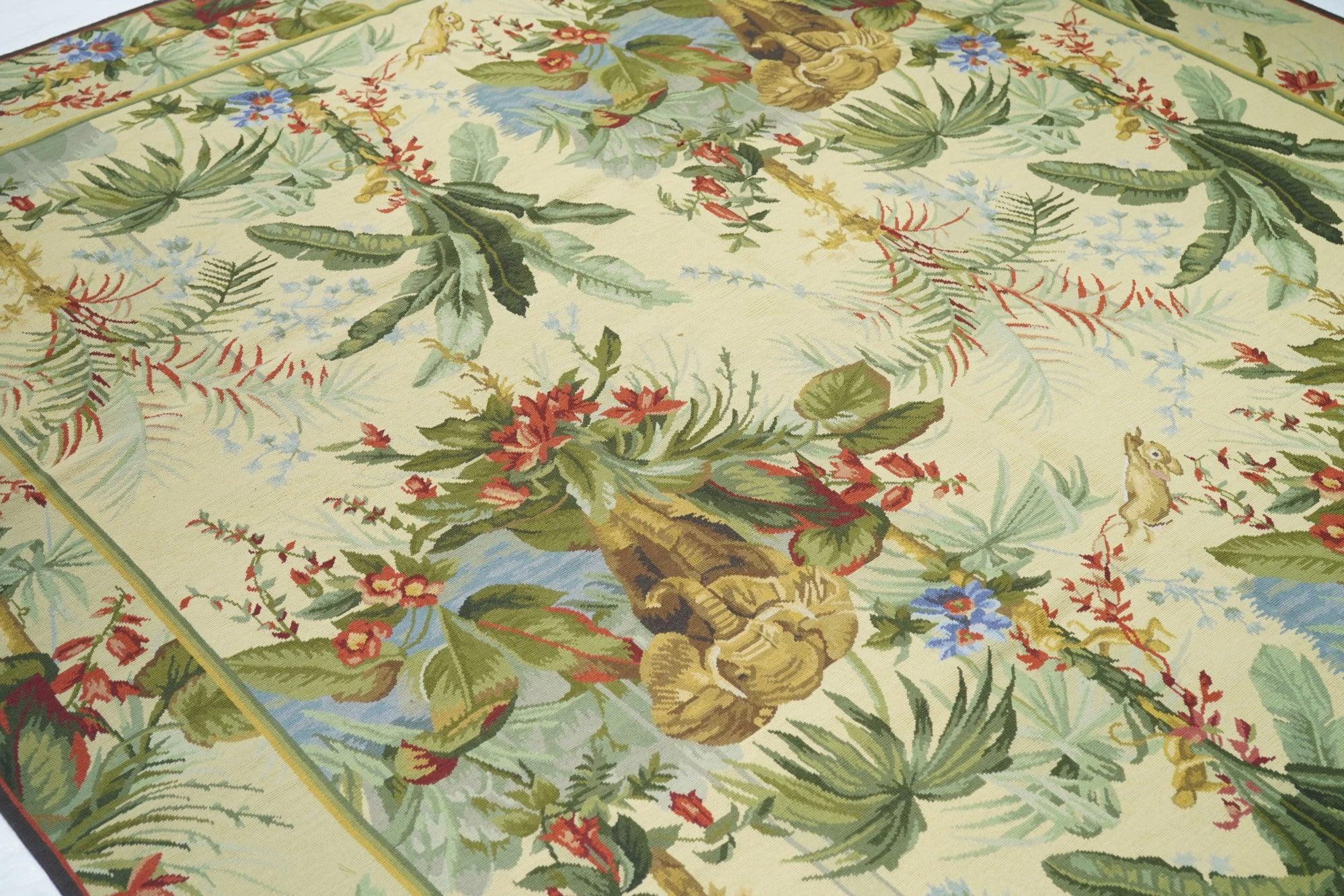 French Aubusson Design Rug 8'0