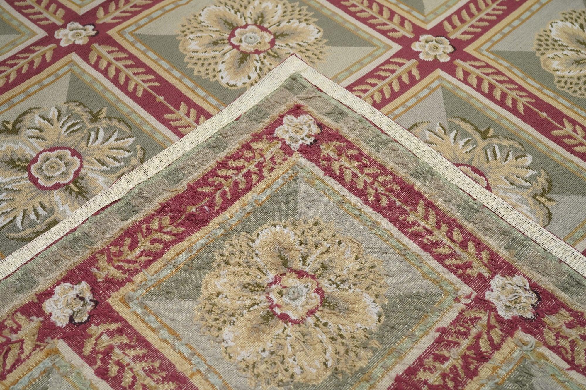 Tappeto design francese Aubusson 8' x 10' in vendita 1