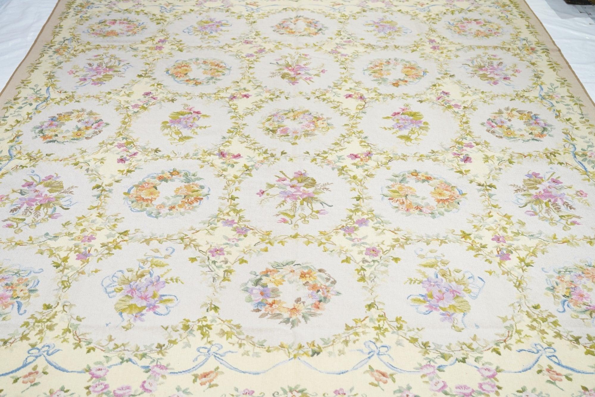 Tappeto design francese Aubusson 8' x 10' in vendita 2