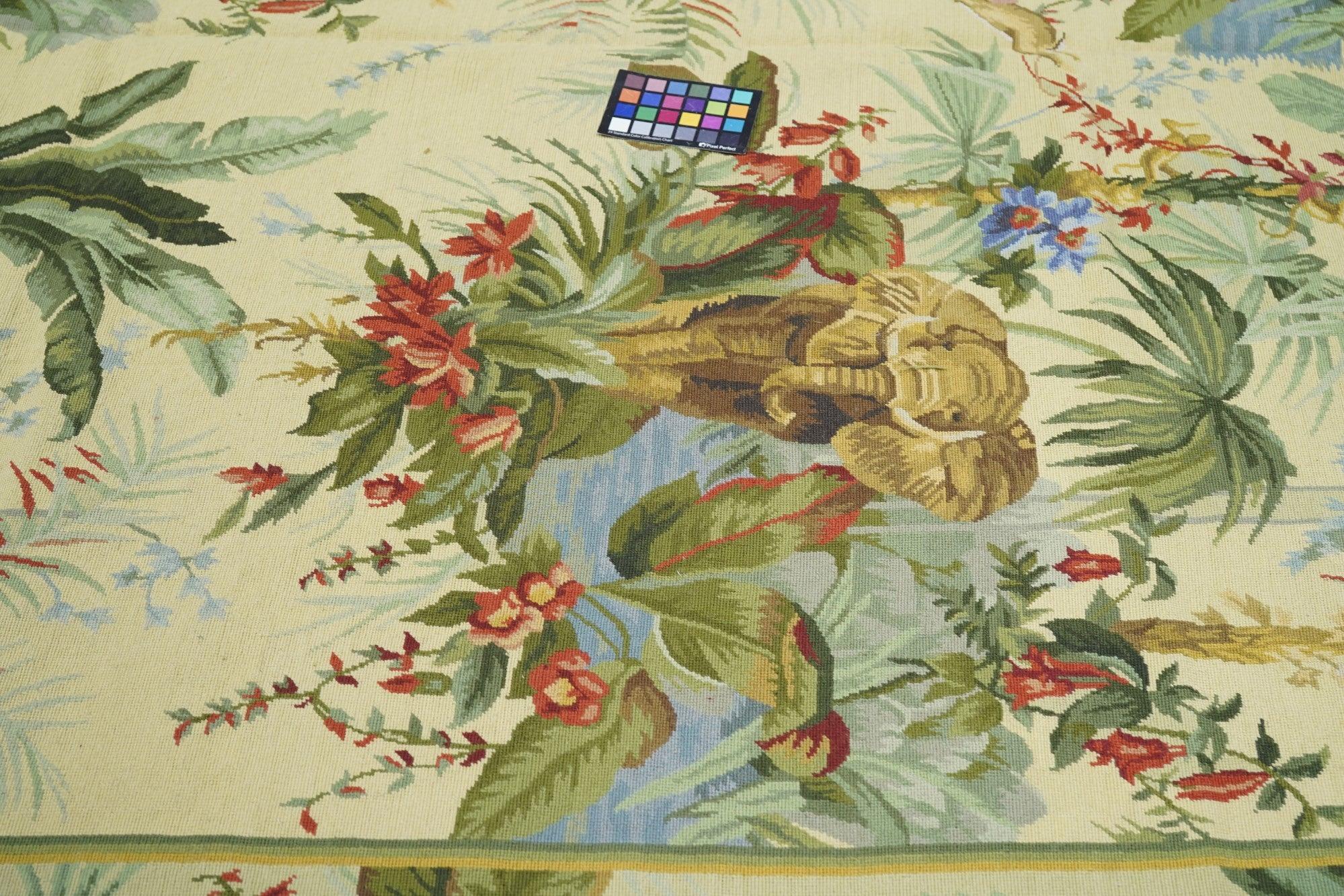 French Aubusson Design Rug 8'0