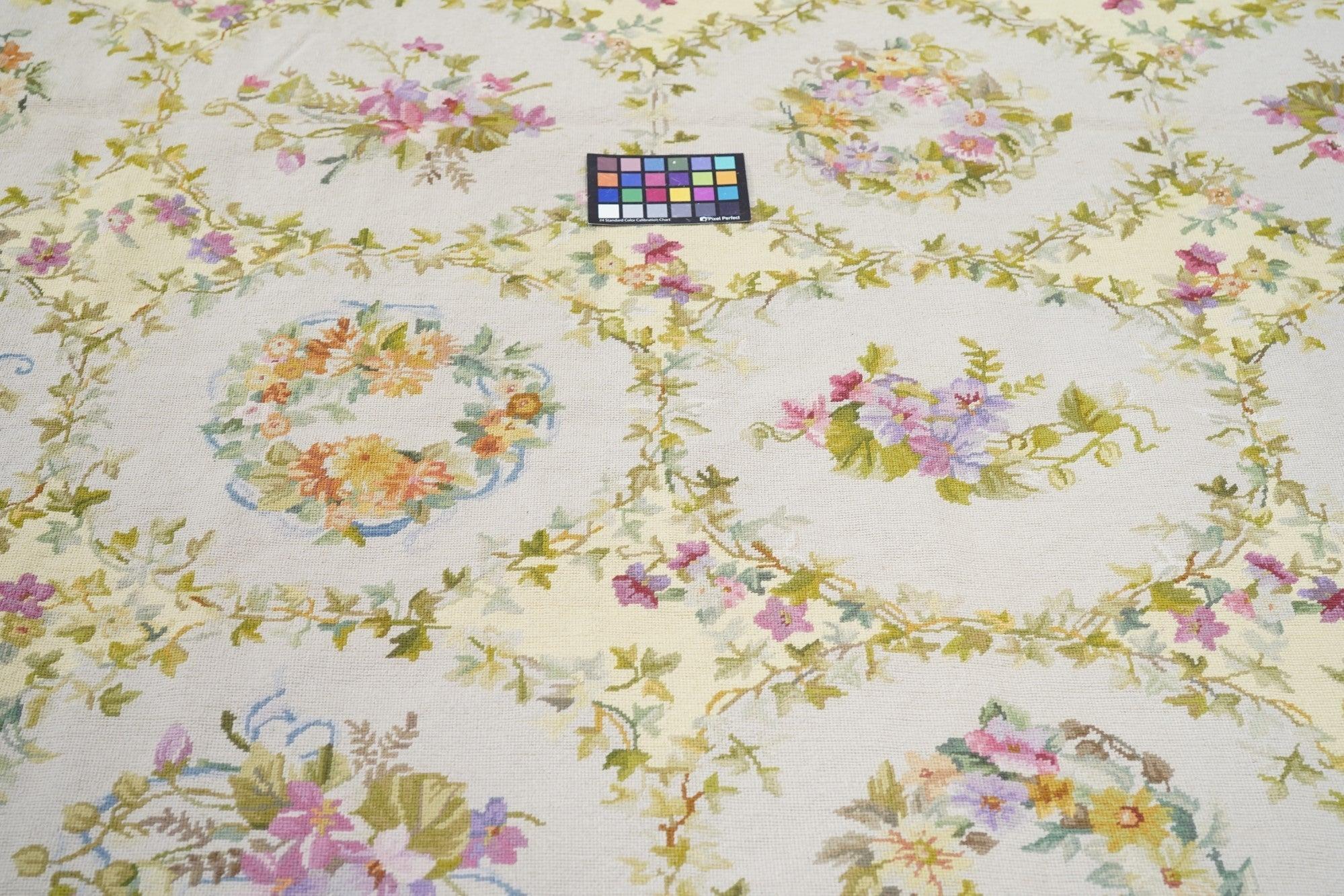 Tappeto design francese Aubusson 8' x 10' in vendita 3