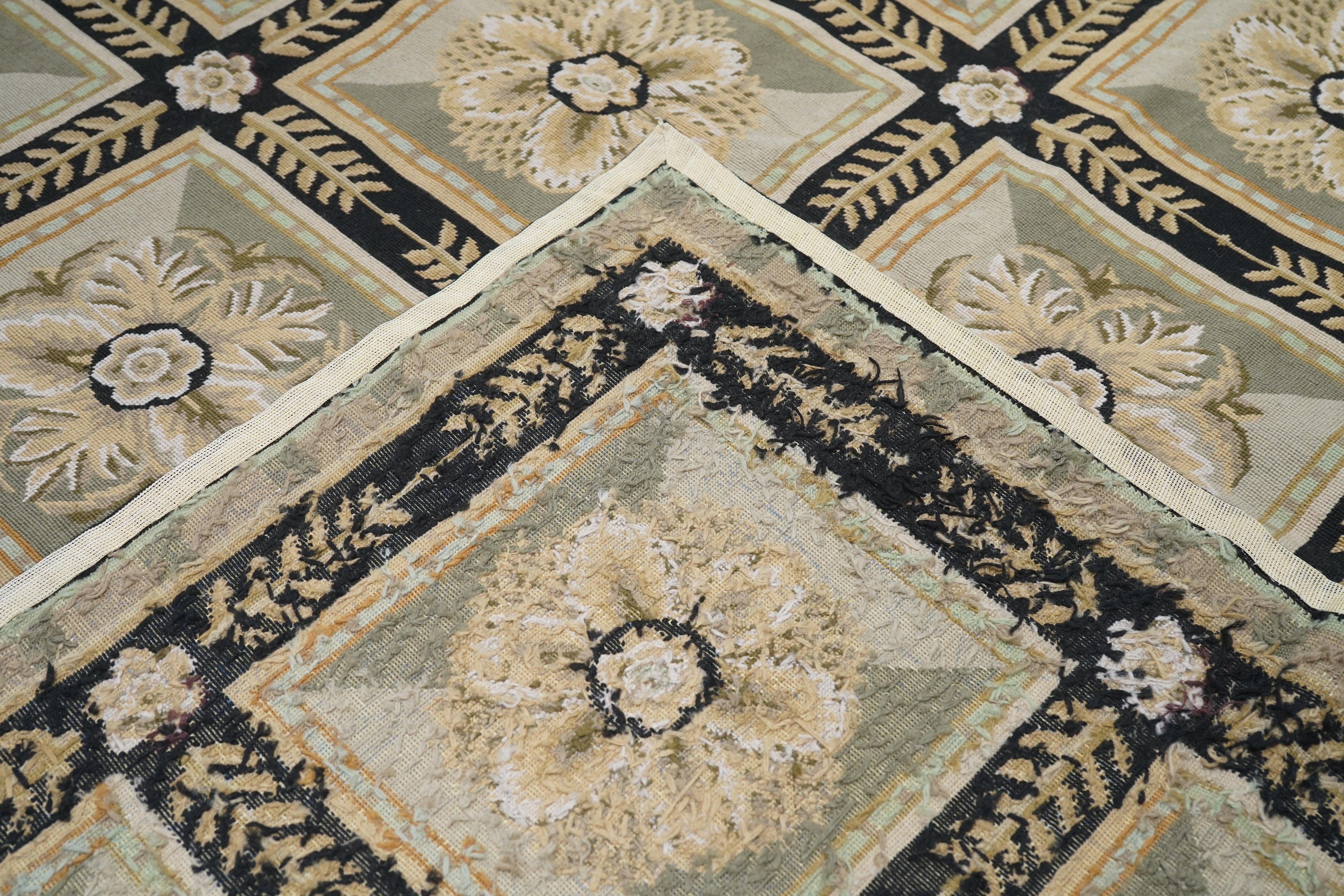 Tappeto design francese Aubusson 8' x 10' in vendita 3