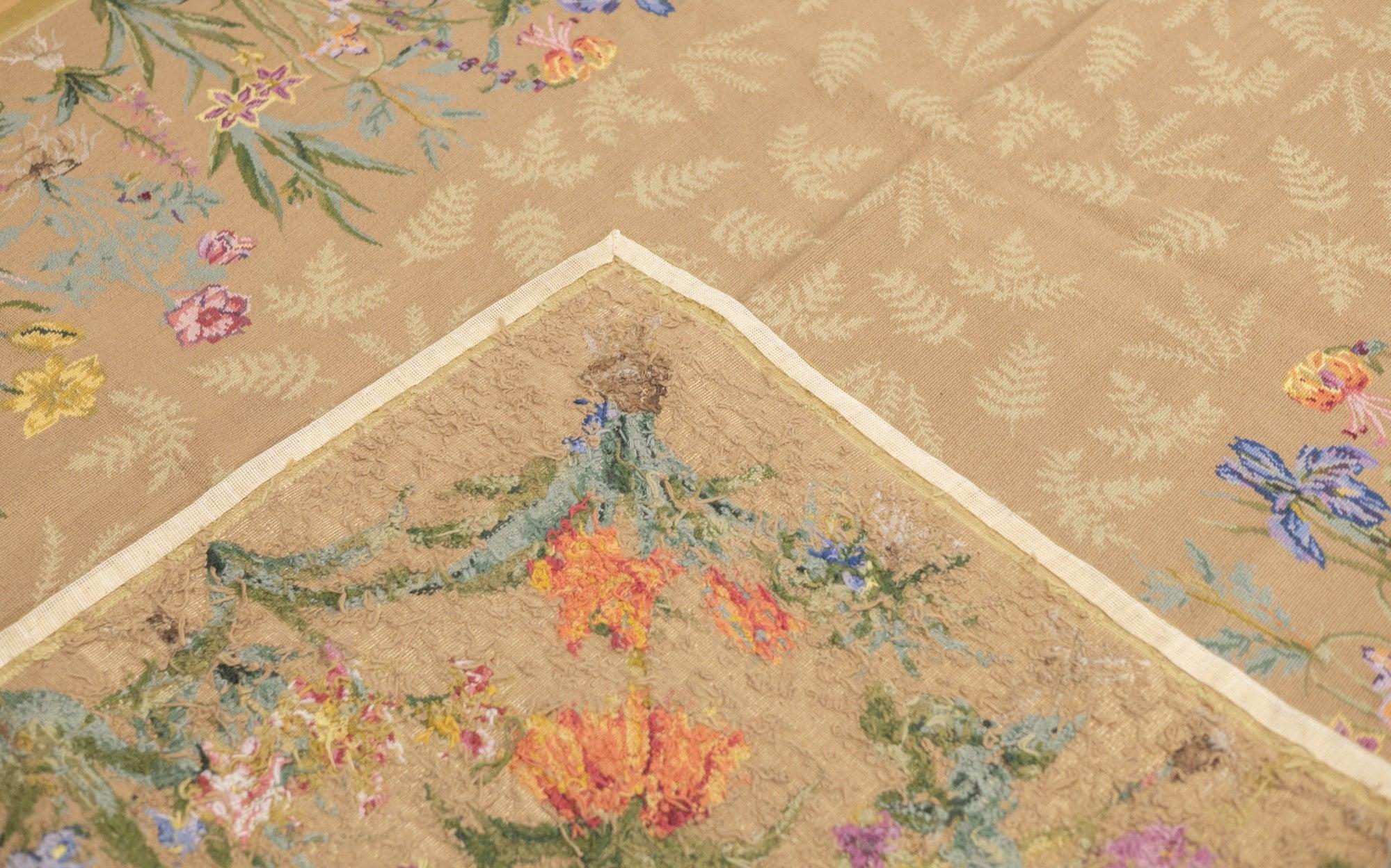 French Aubusson Design Rug 8' x 10' For Sale 4