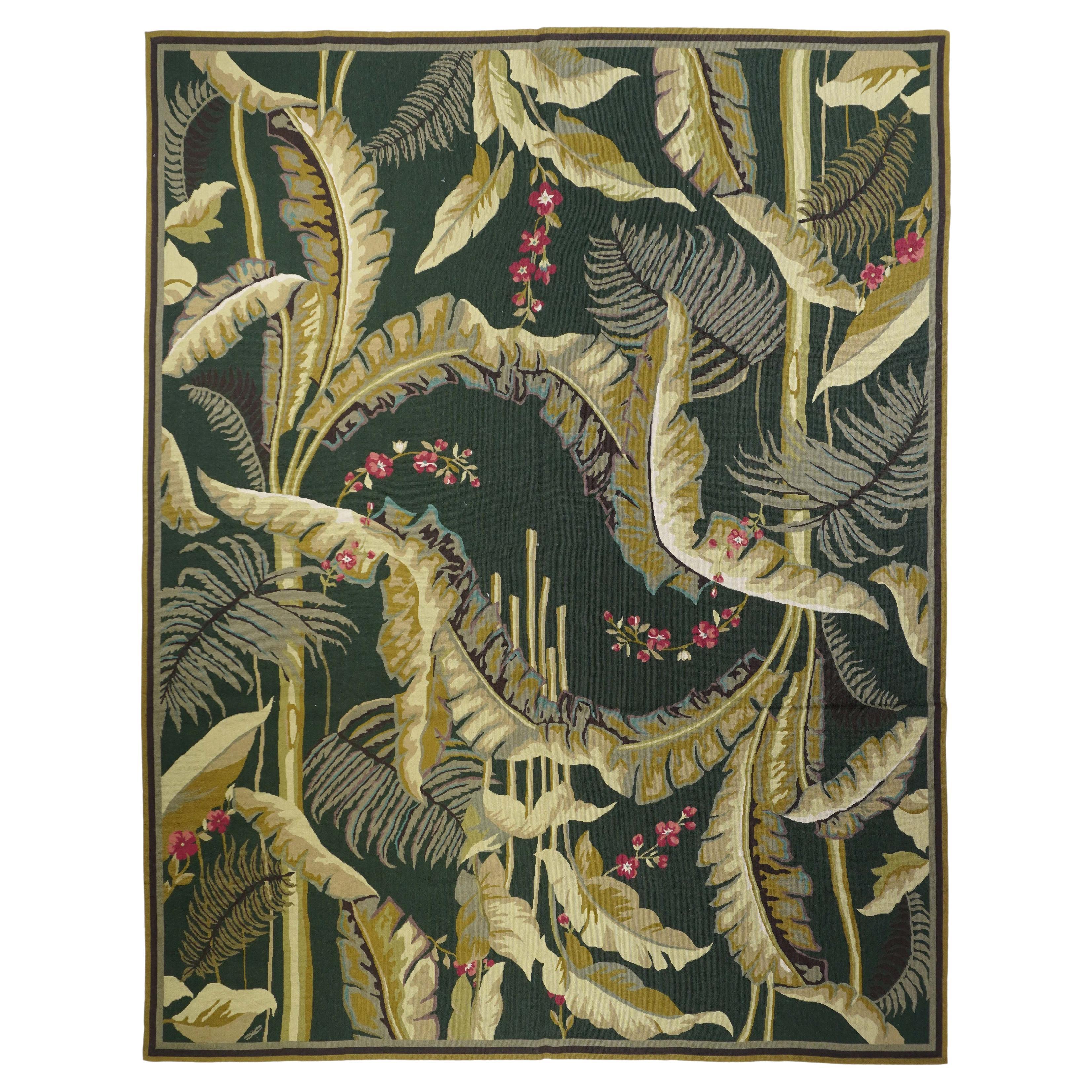 French Aubusson Design Rug  8' x 10'