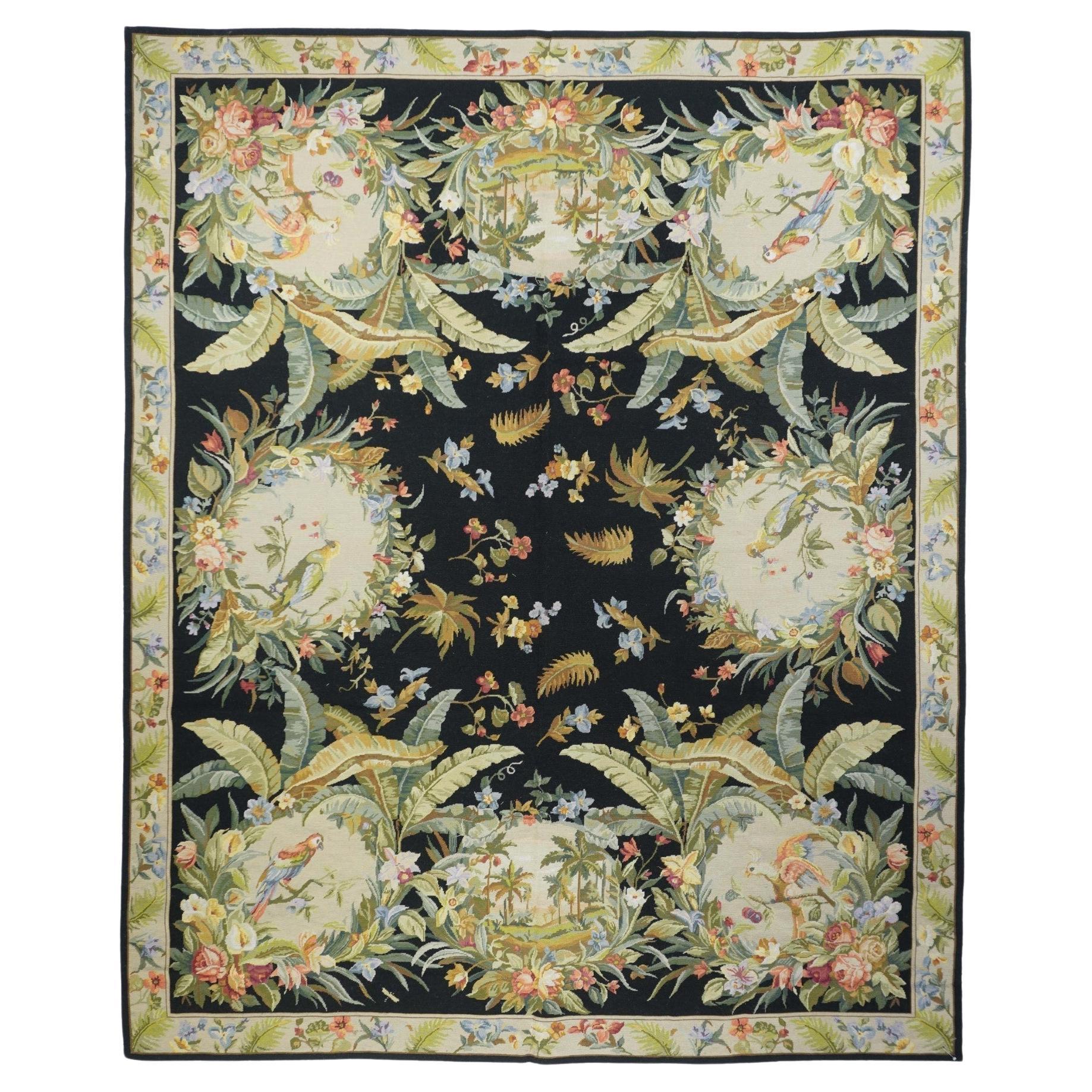 French Aubusson Design Rug 8' x 10'