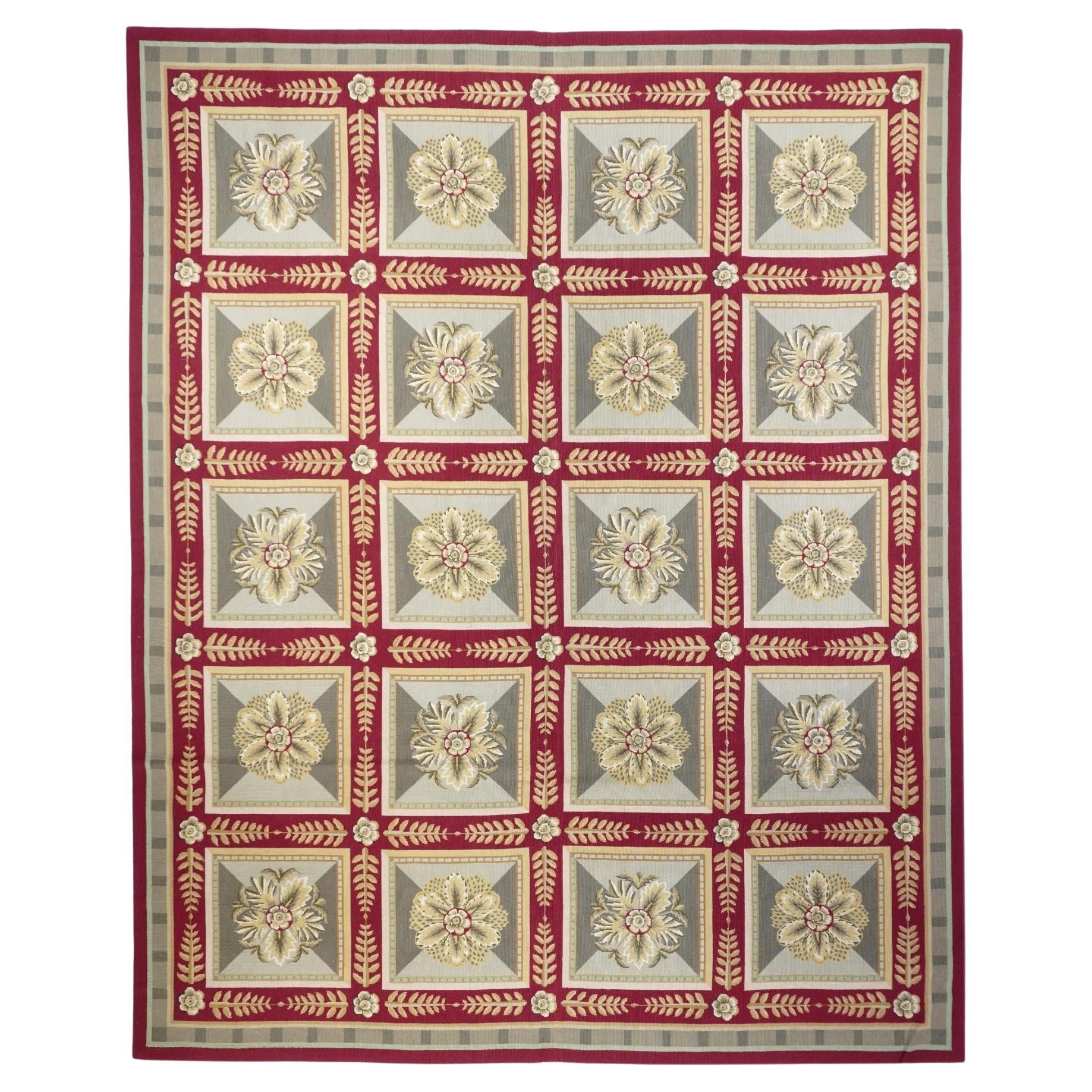 French Aubusson Design Rug 8' x 10'