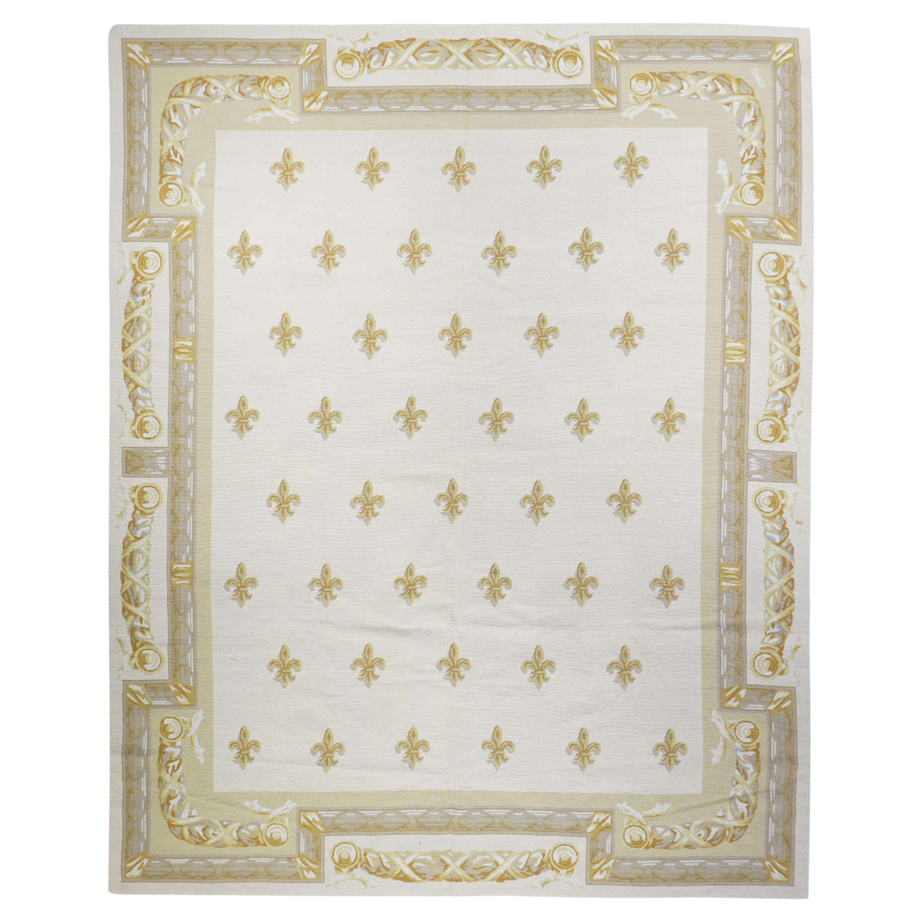 French Aubusson Design Rug 8' x 10'