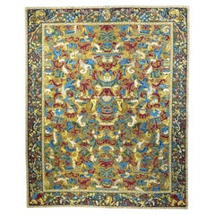 Alfombra francesa de diseño Aubusson 8' x 10'