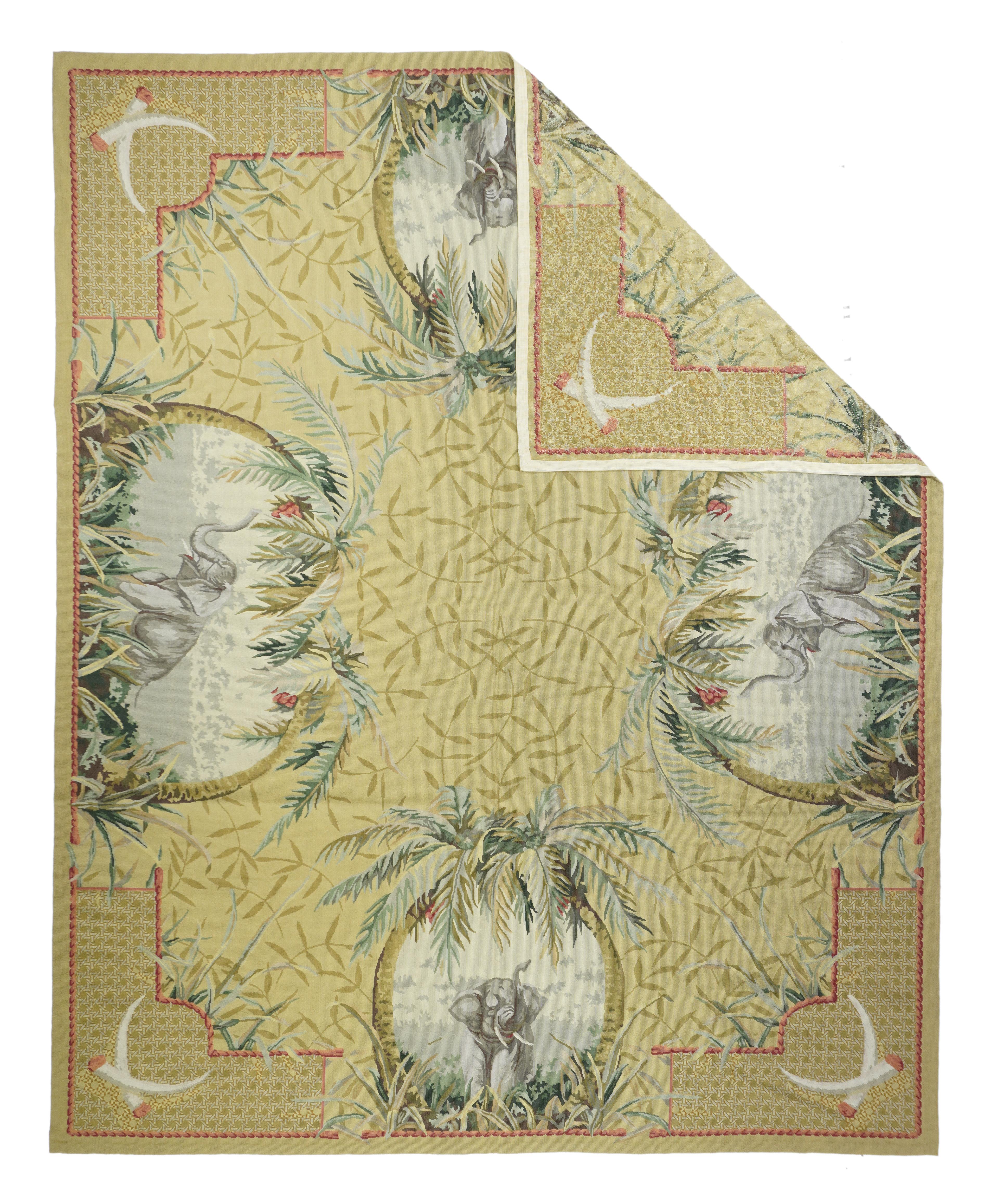 French Aubusson Design Rug 8’0