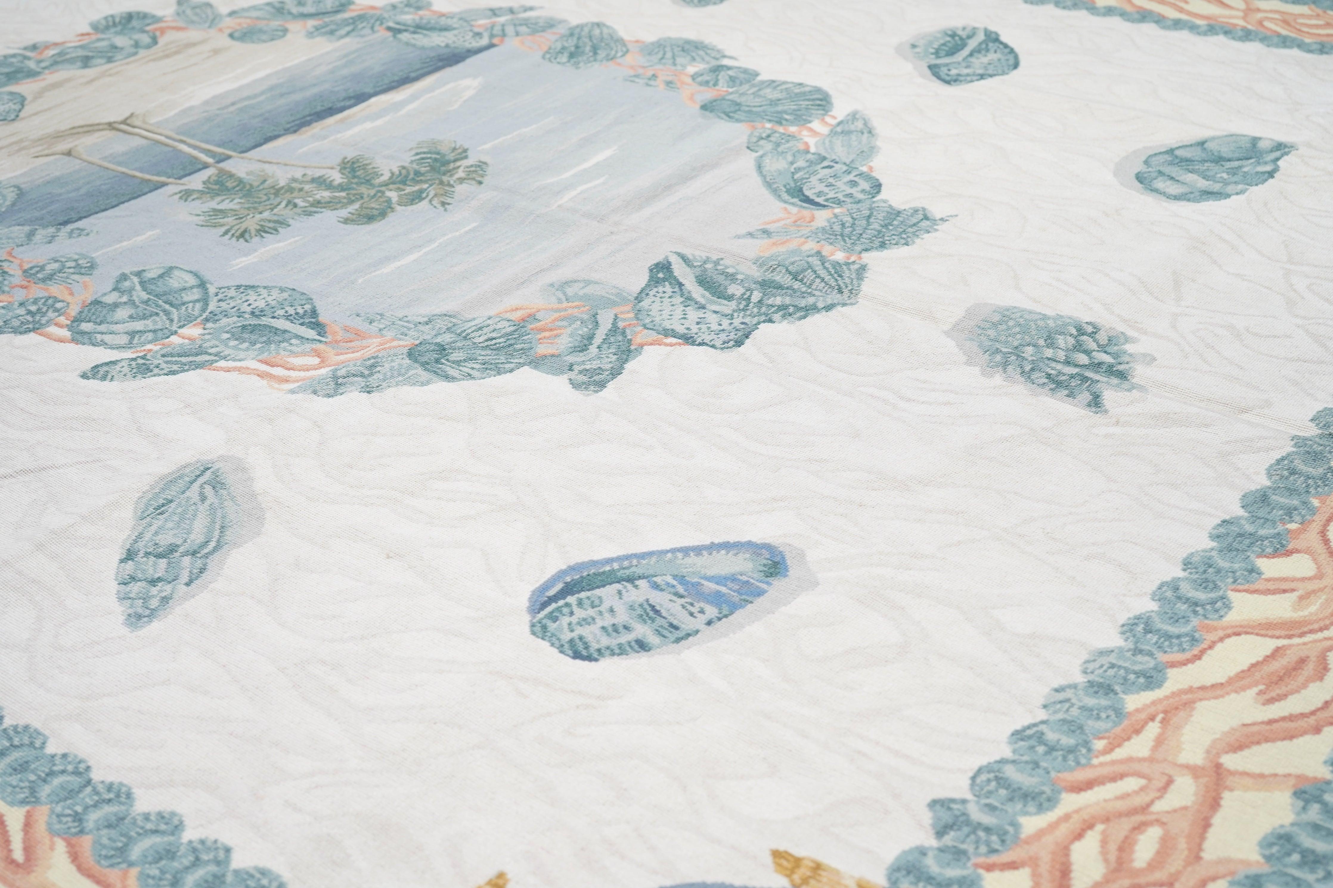 Französischer Aubusson-Design-Teppich 8'0