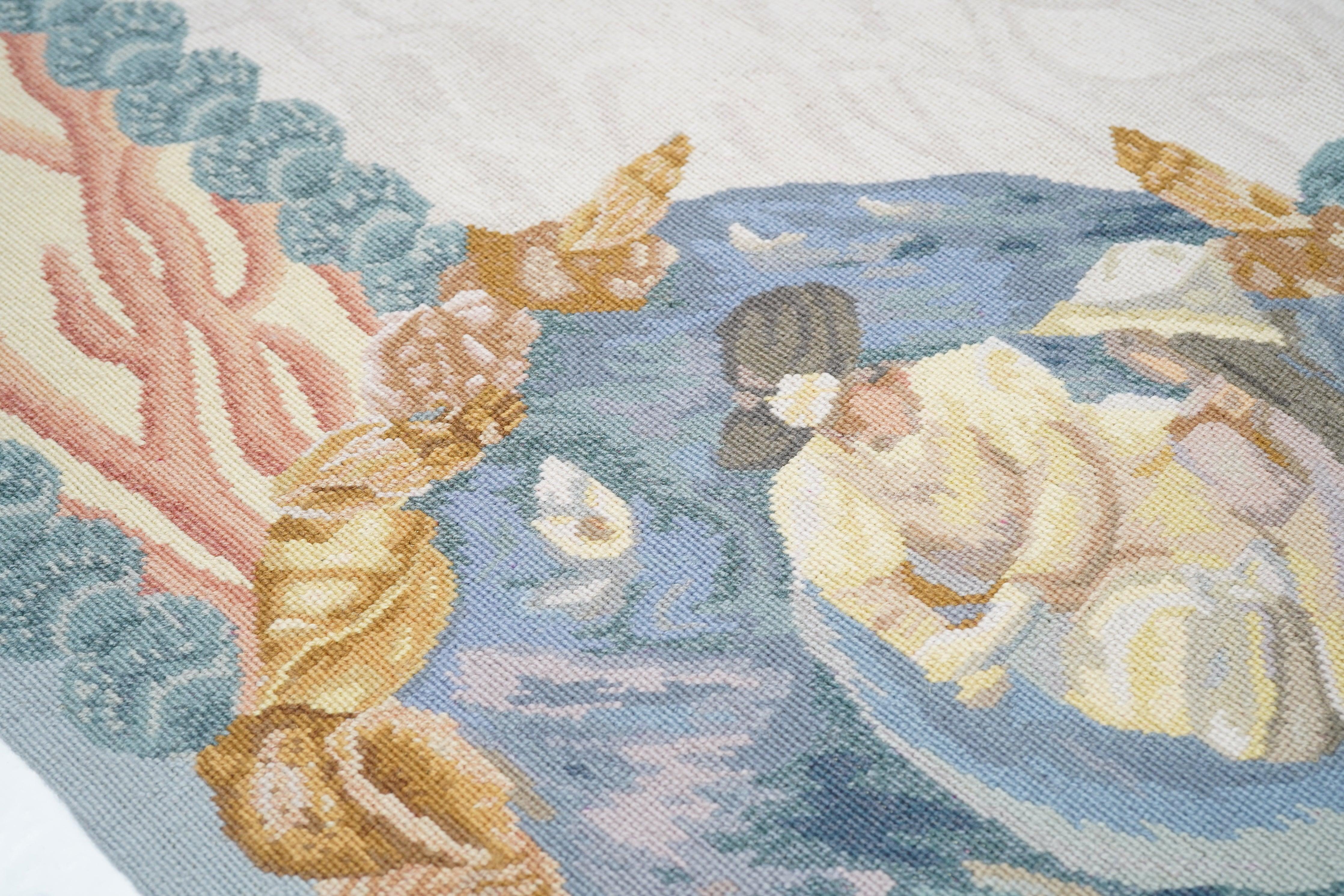 Französischer Aubusson-Design-Teppich 8'0