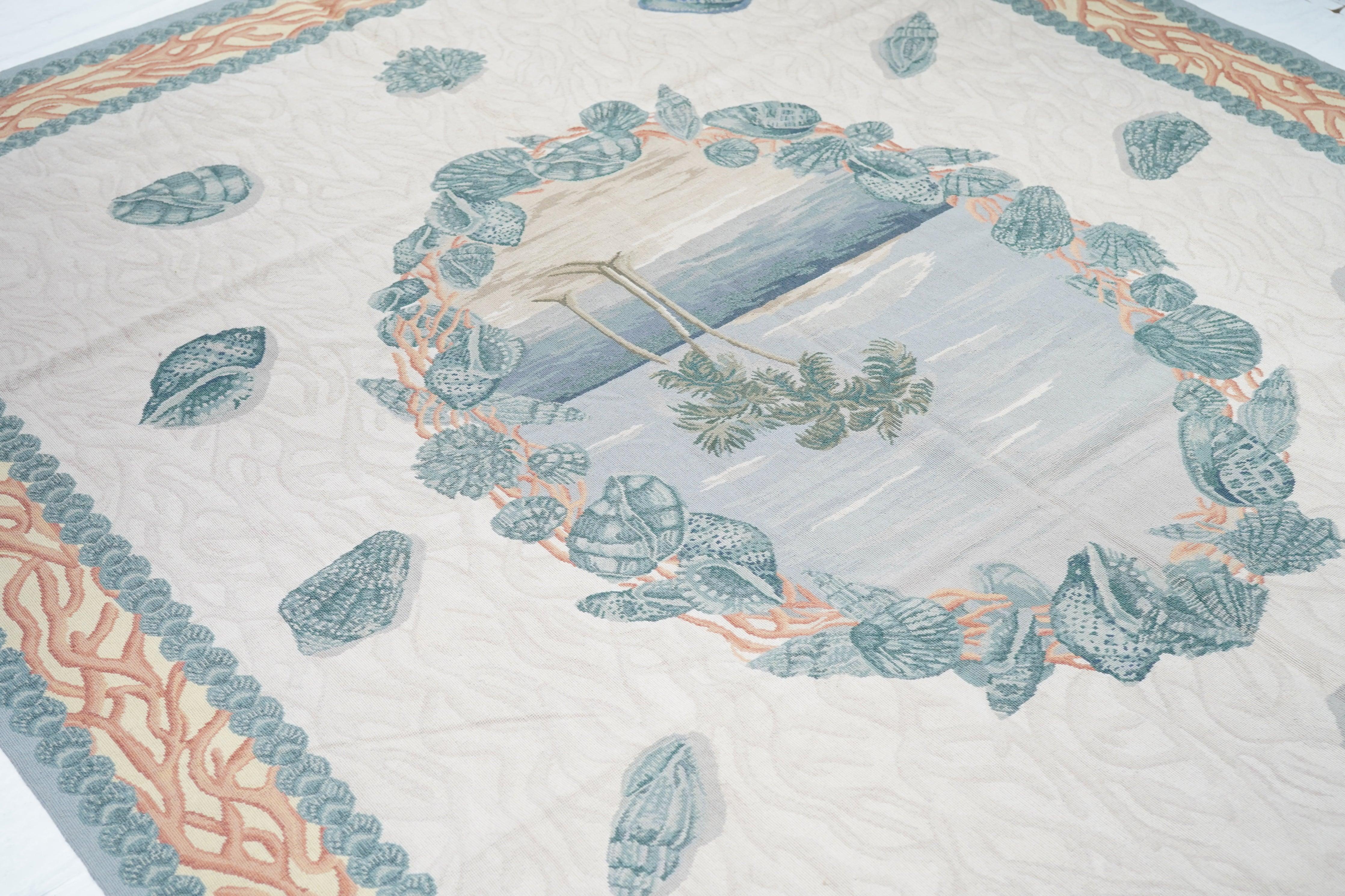 Französischer Aubusson-Design-Teppich 8'0