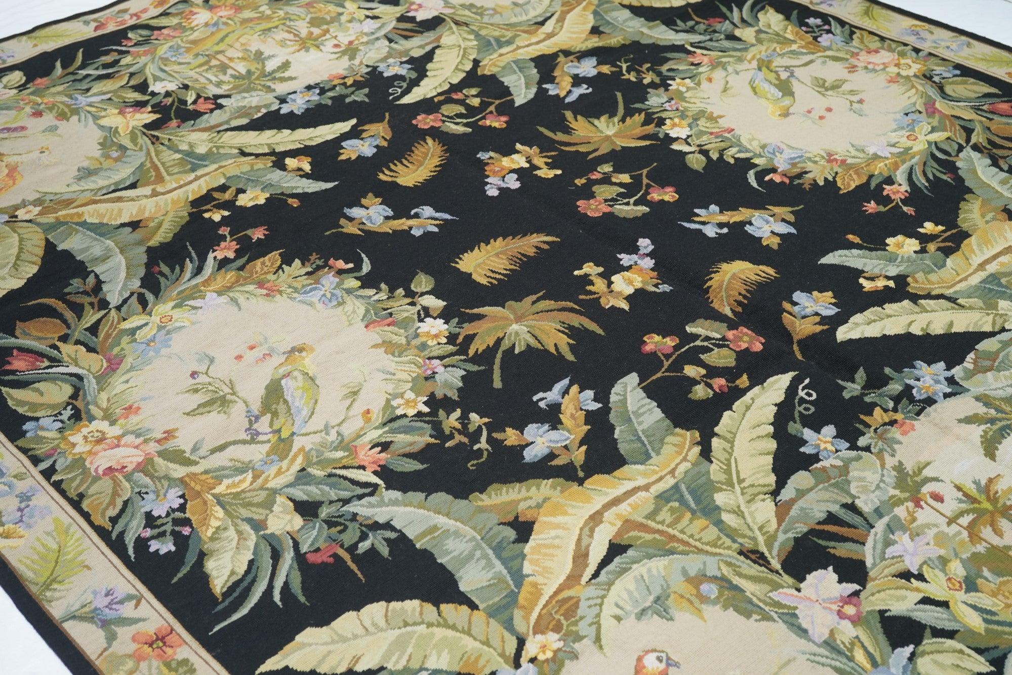 French Aubusson Design Rug 8'0'' x 10'0'' For Sale 1