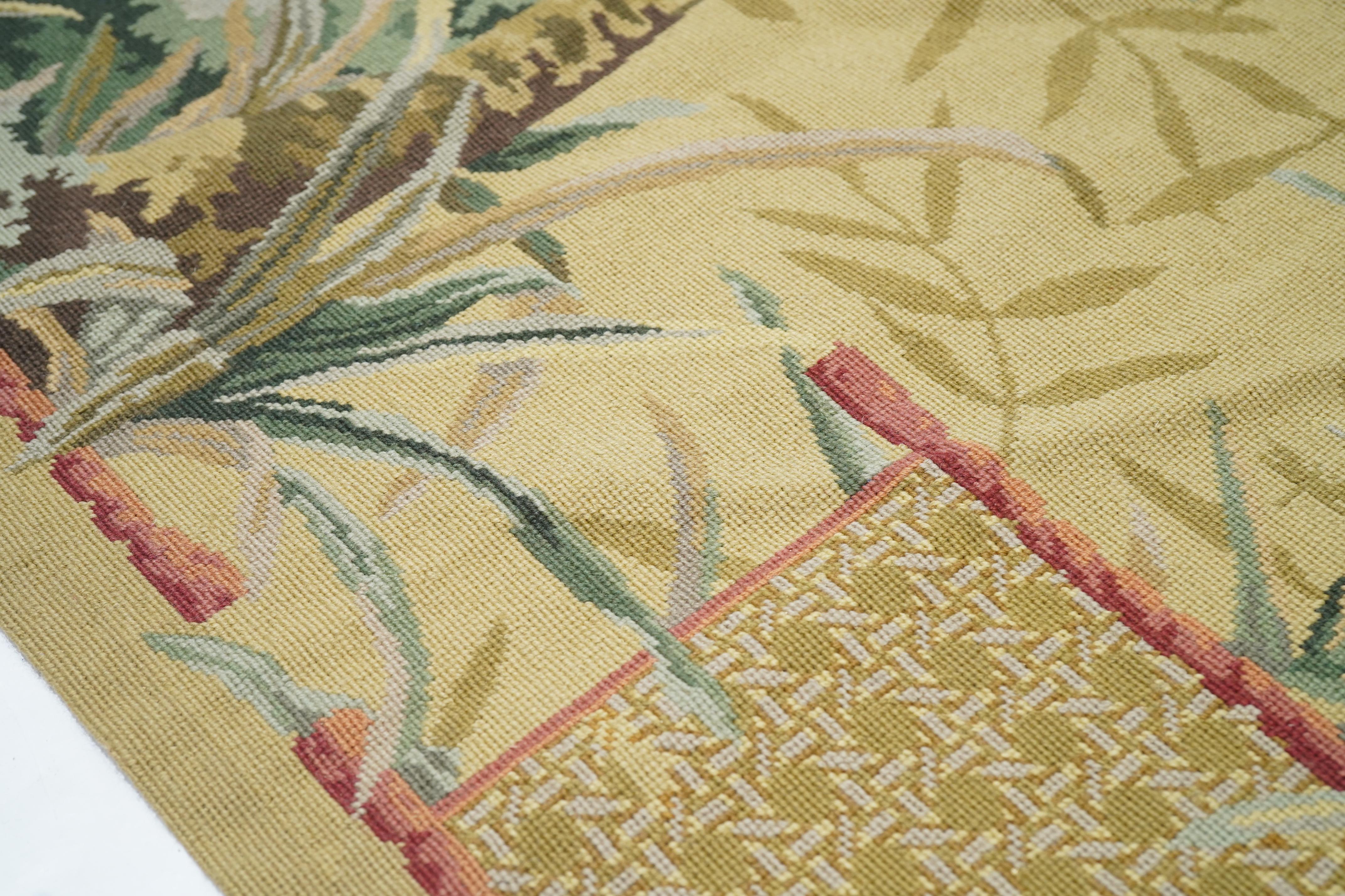 French Aubusson Design Rug 8’0