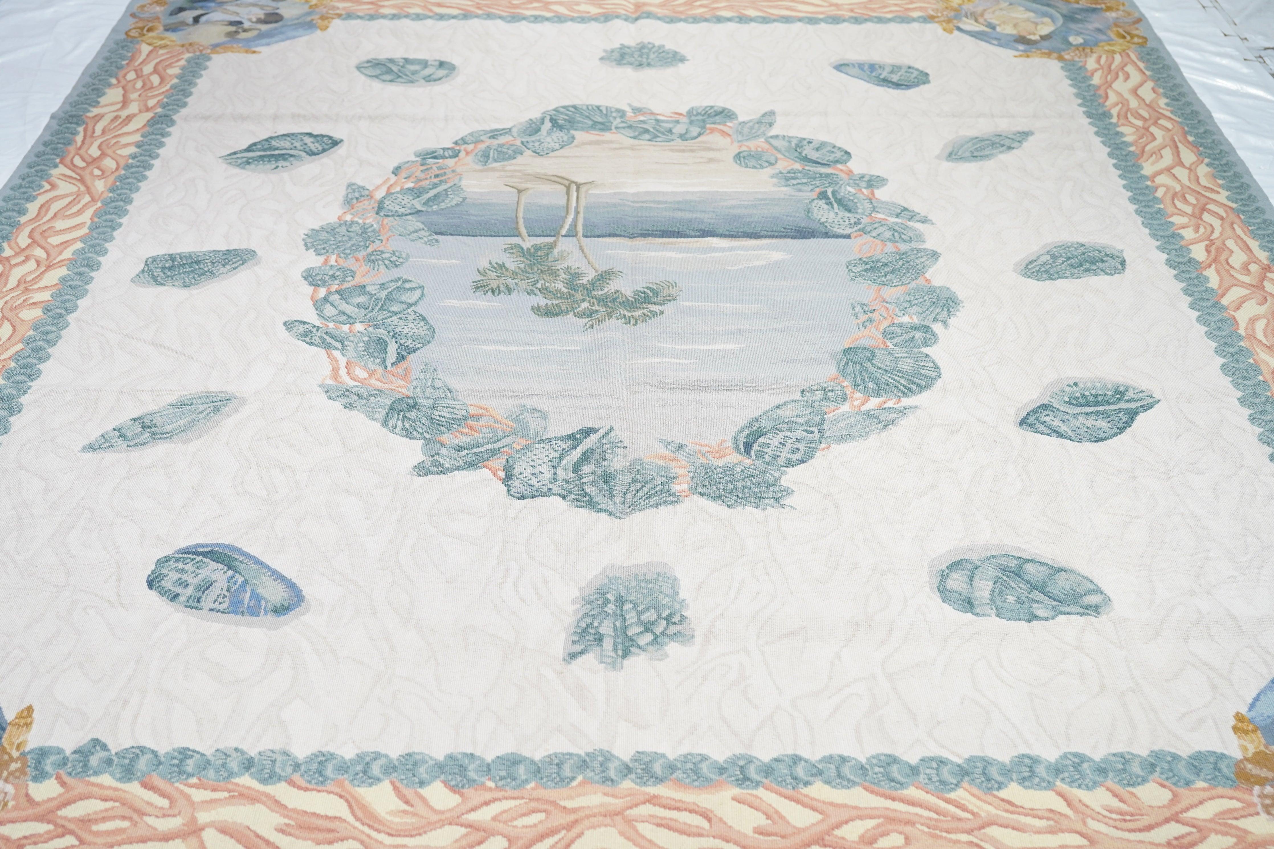 Französischer Aubusson-Design-Teppich 8'0