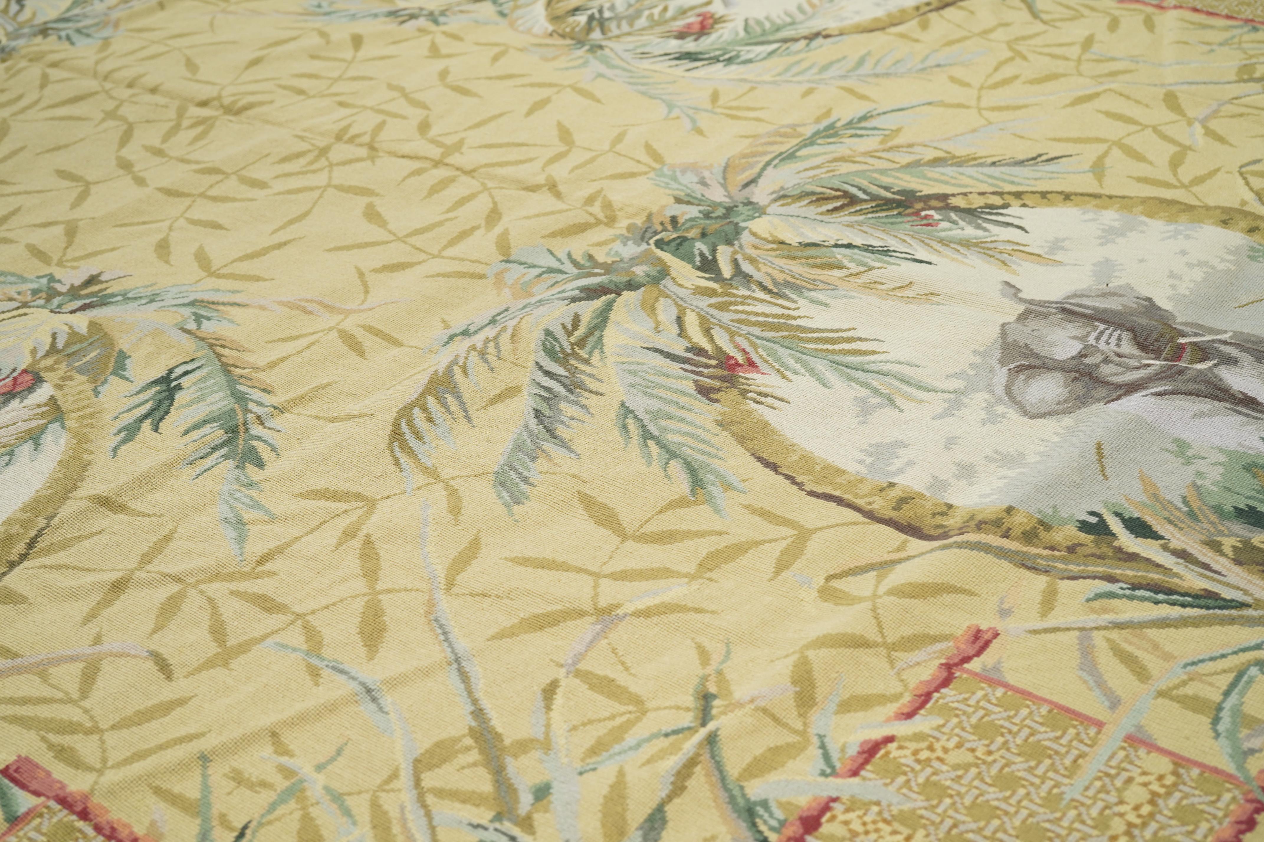 French Aubusson Design Rug 8’0