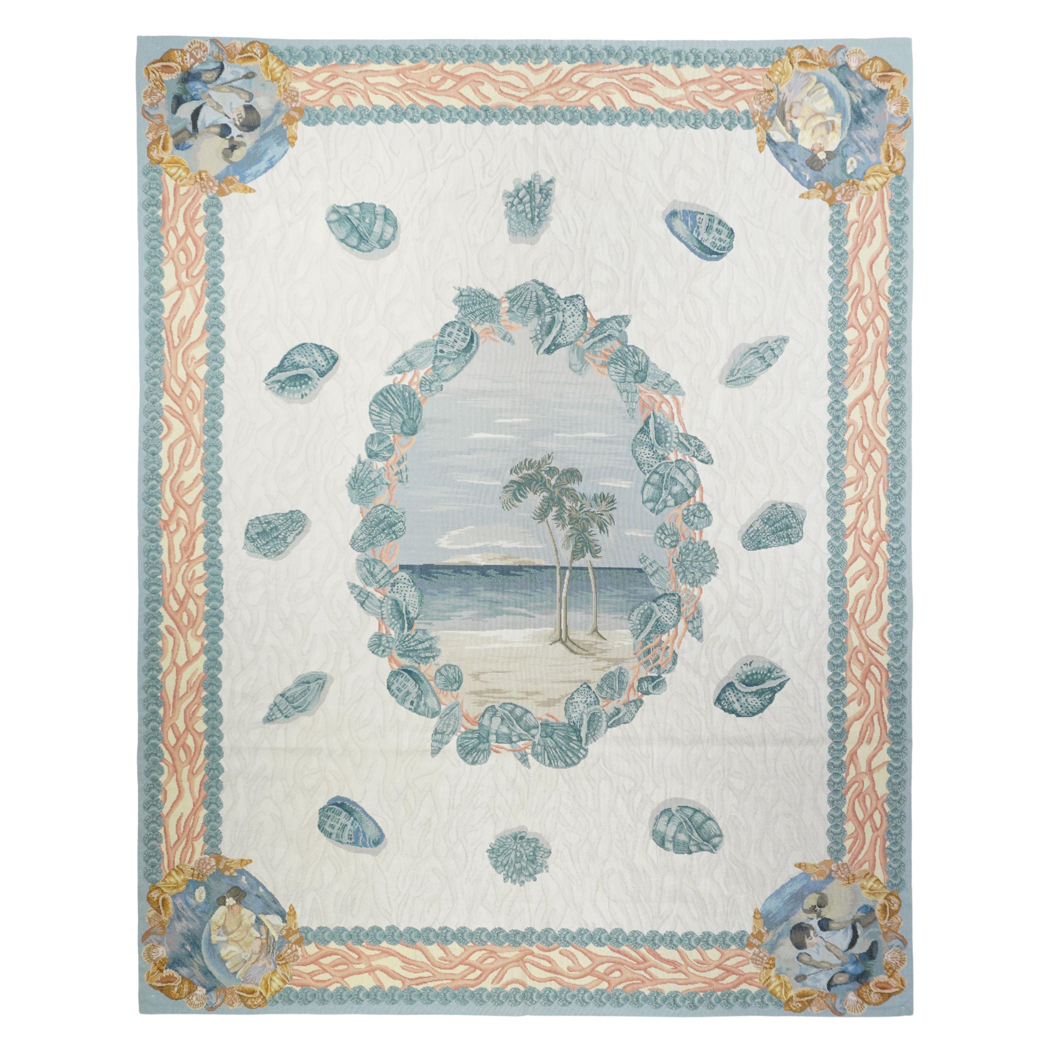 French Aubusson Design Rug 8'0" x 10'0"
