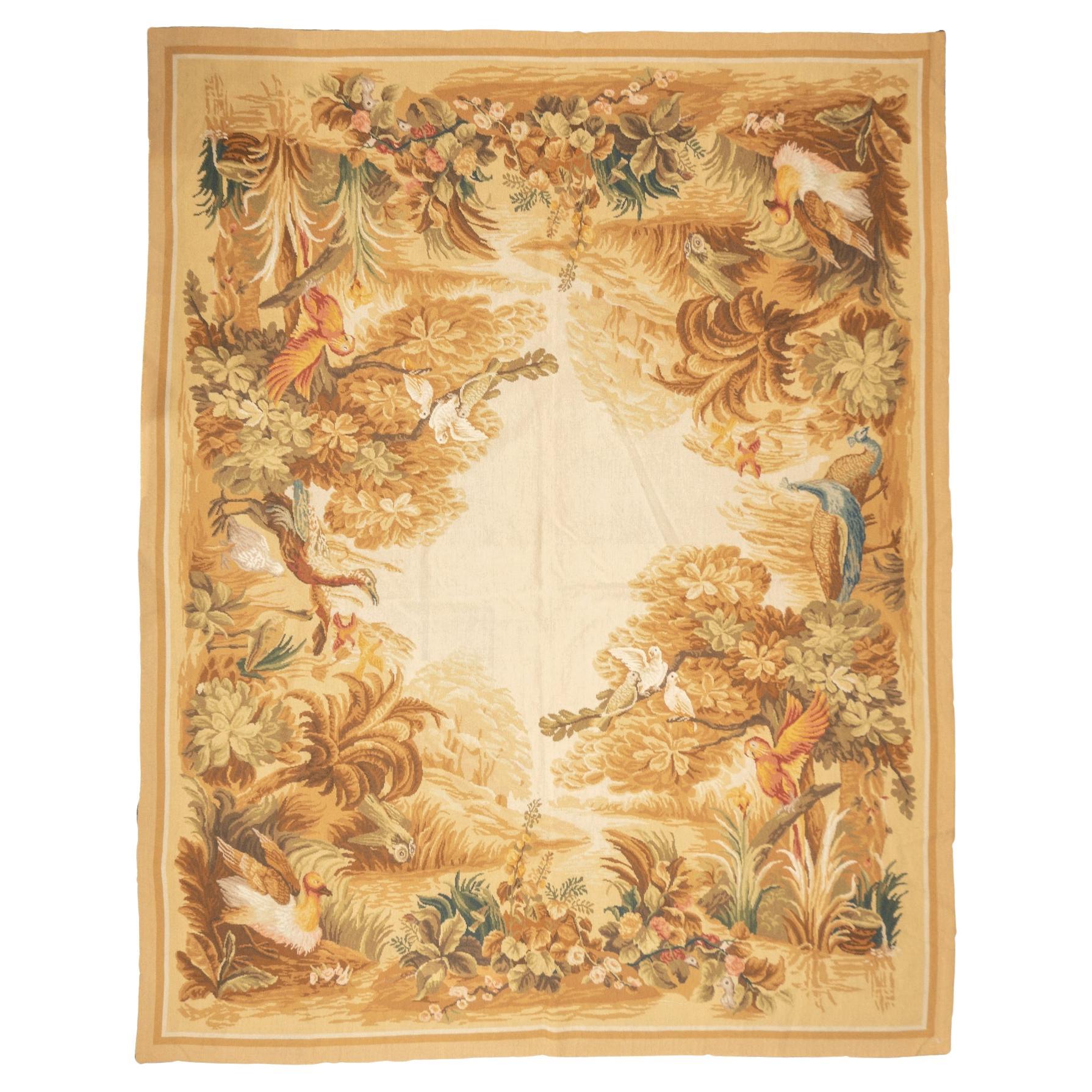 French Aubusson Design Rug 8'0" x 10'0"