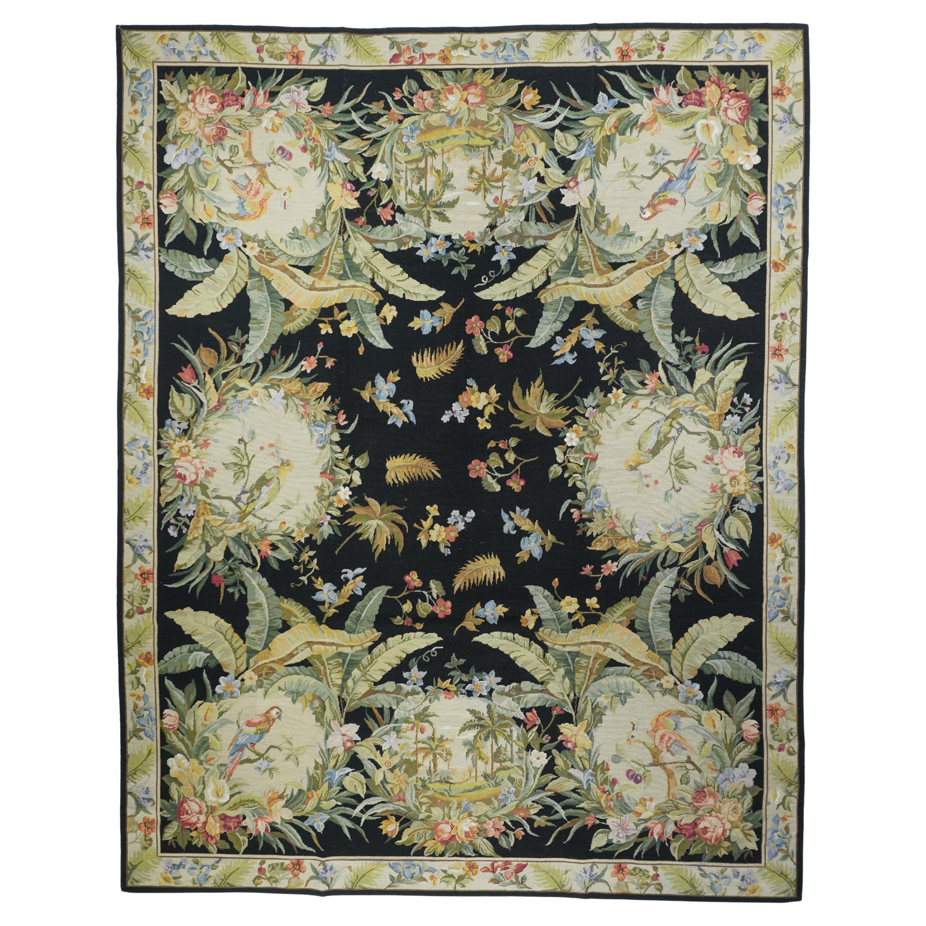 French Aubusson Design Rug 8'0'' x 10'0''