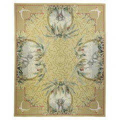Alfombra francesa con diseño de Aubusson 8'0" x 10'0