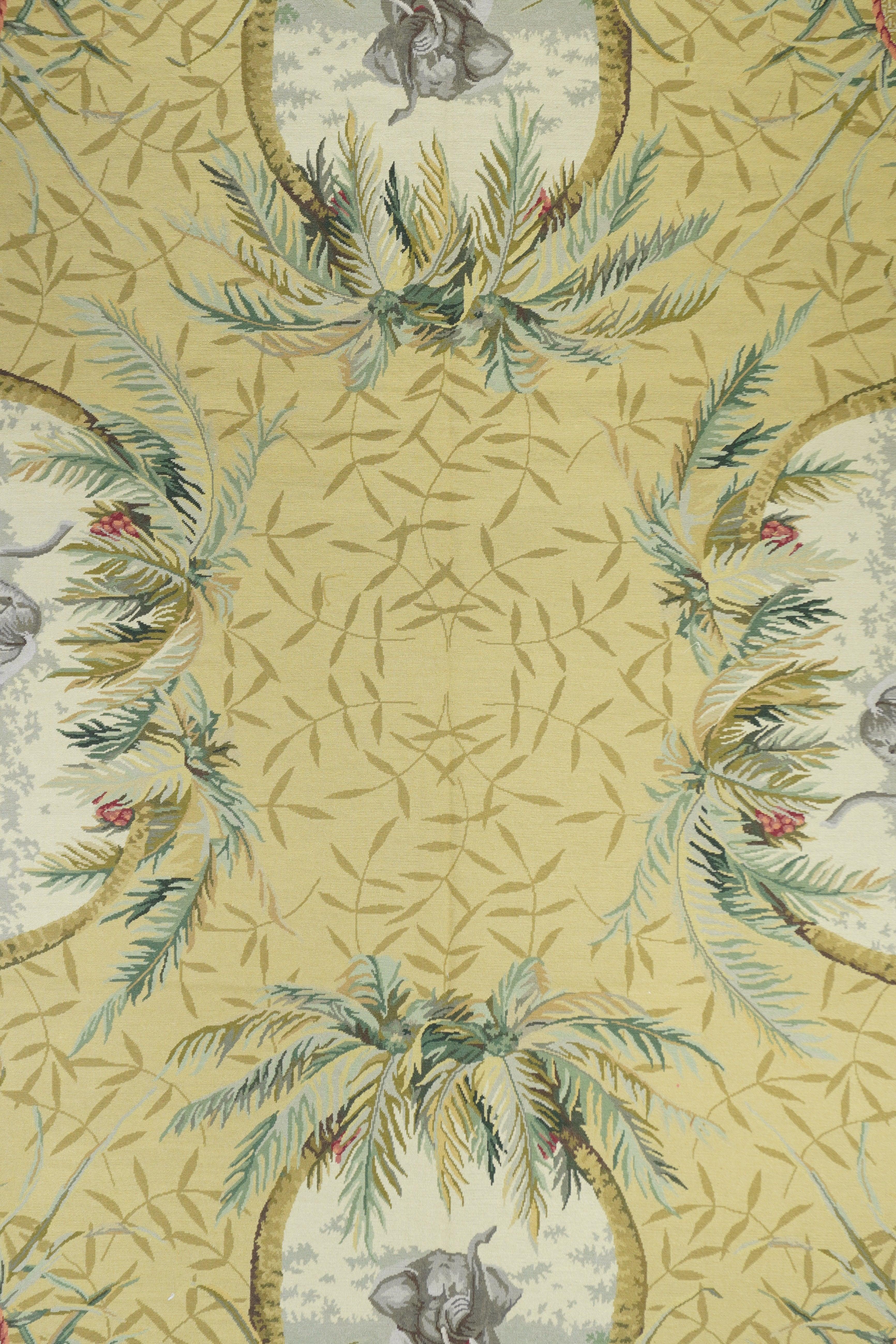 French Aubusson Design Rug 8'0