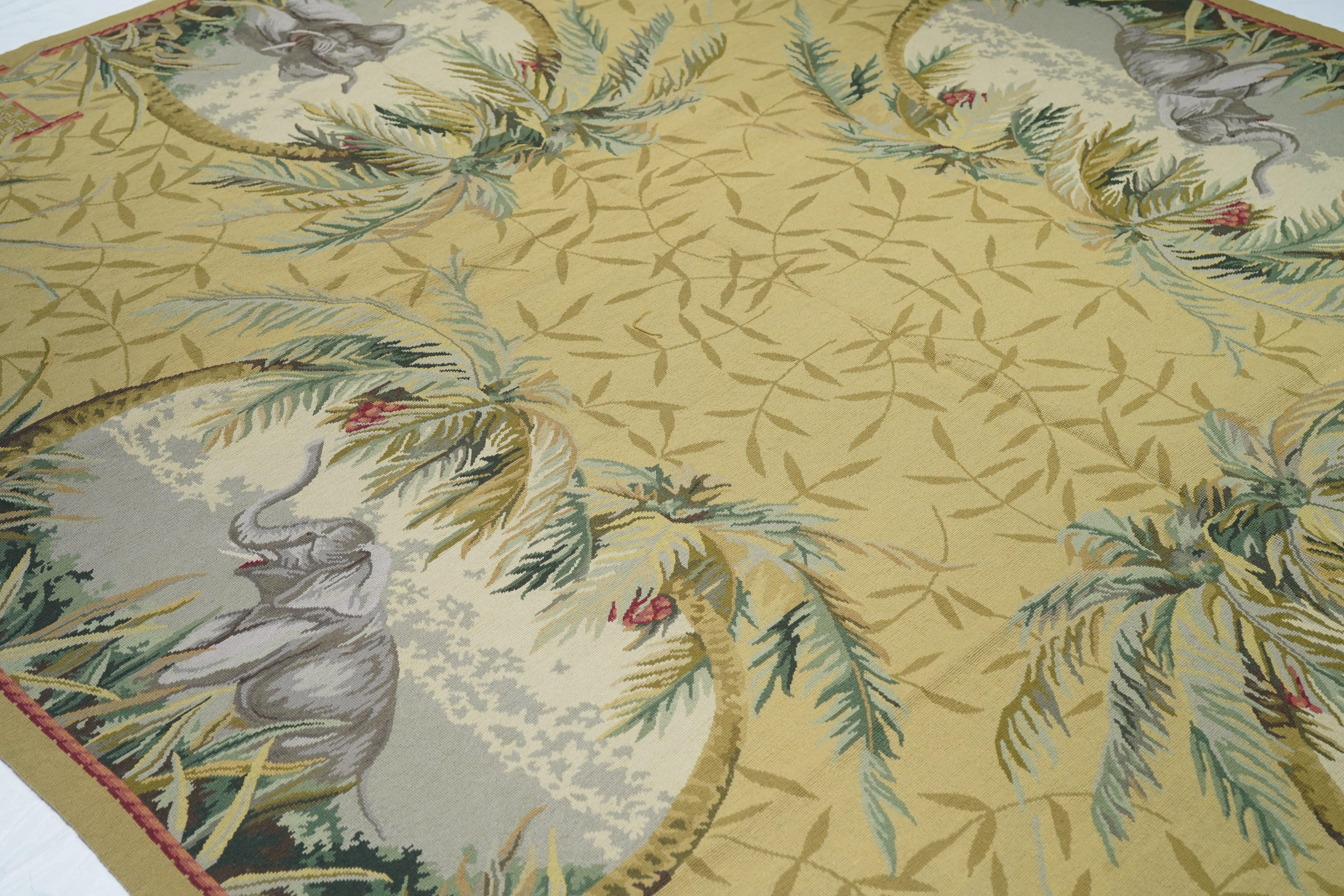French Aubusson Design Rug 8'0