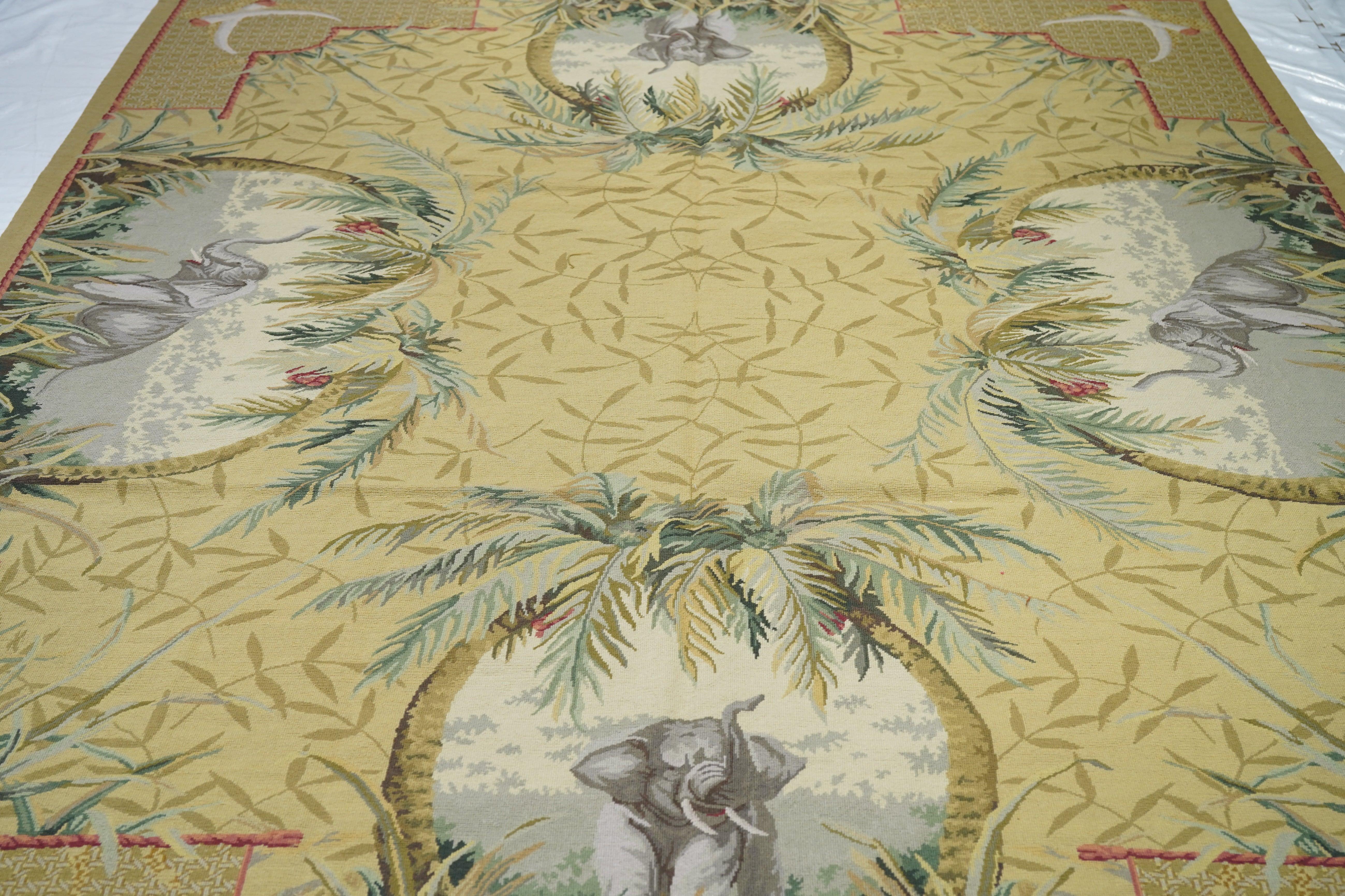 French Aubusson Design Rug 8'0