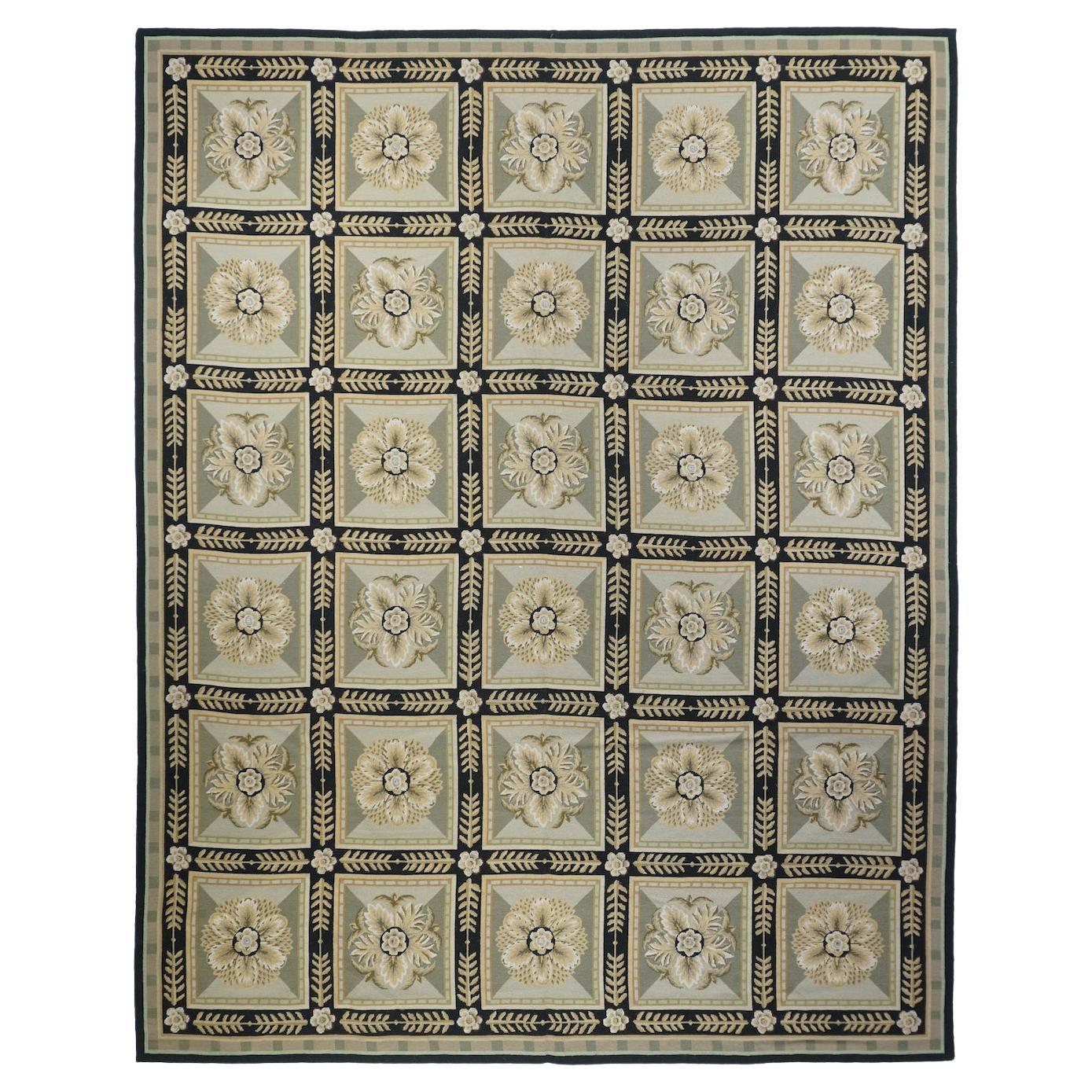 French Aubusson Design Rug 8'0" x 9'11''