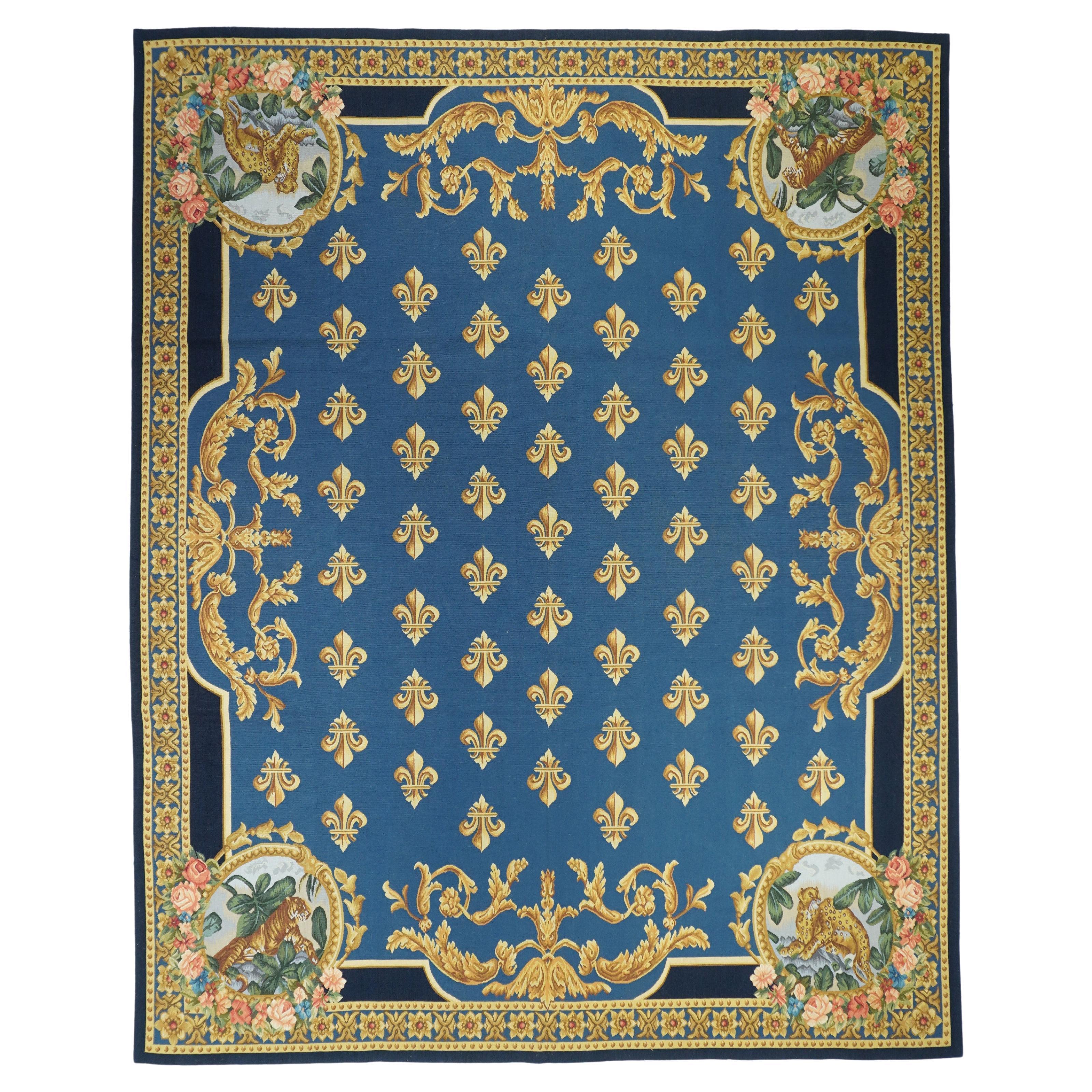 French Aubusson Design Rug 8'1'' x 10'2''
