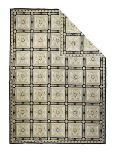 Französischer Teppich im Aubusson-Design 8'10'' x 12'1''