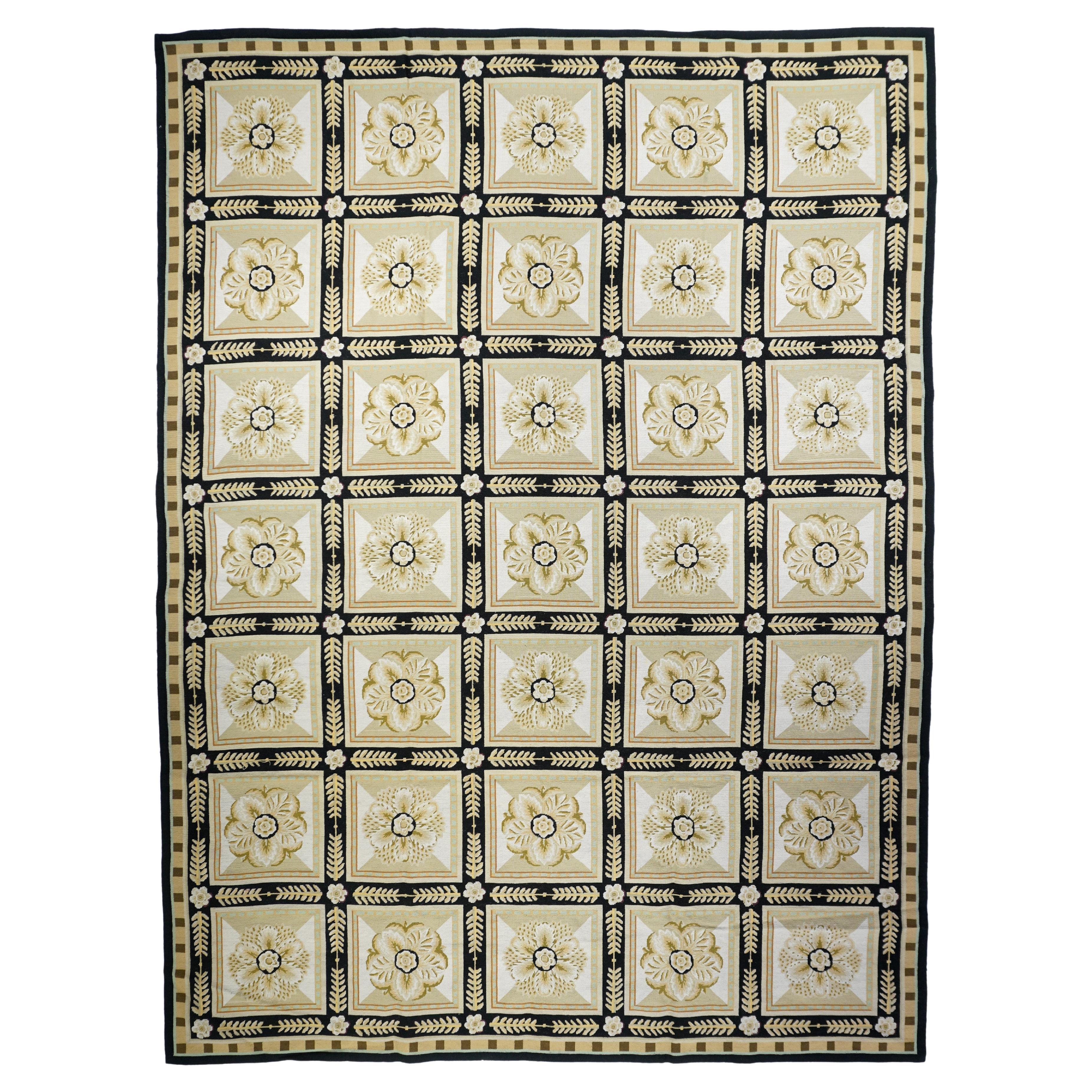 French Aubusson Design Rug 8'10'' x 12'1''