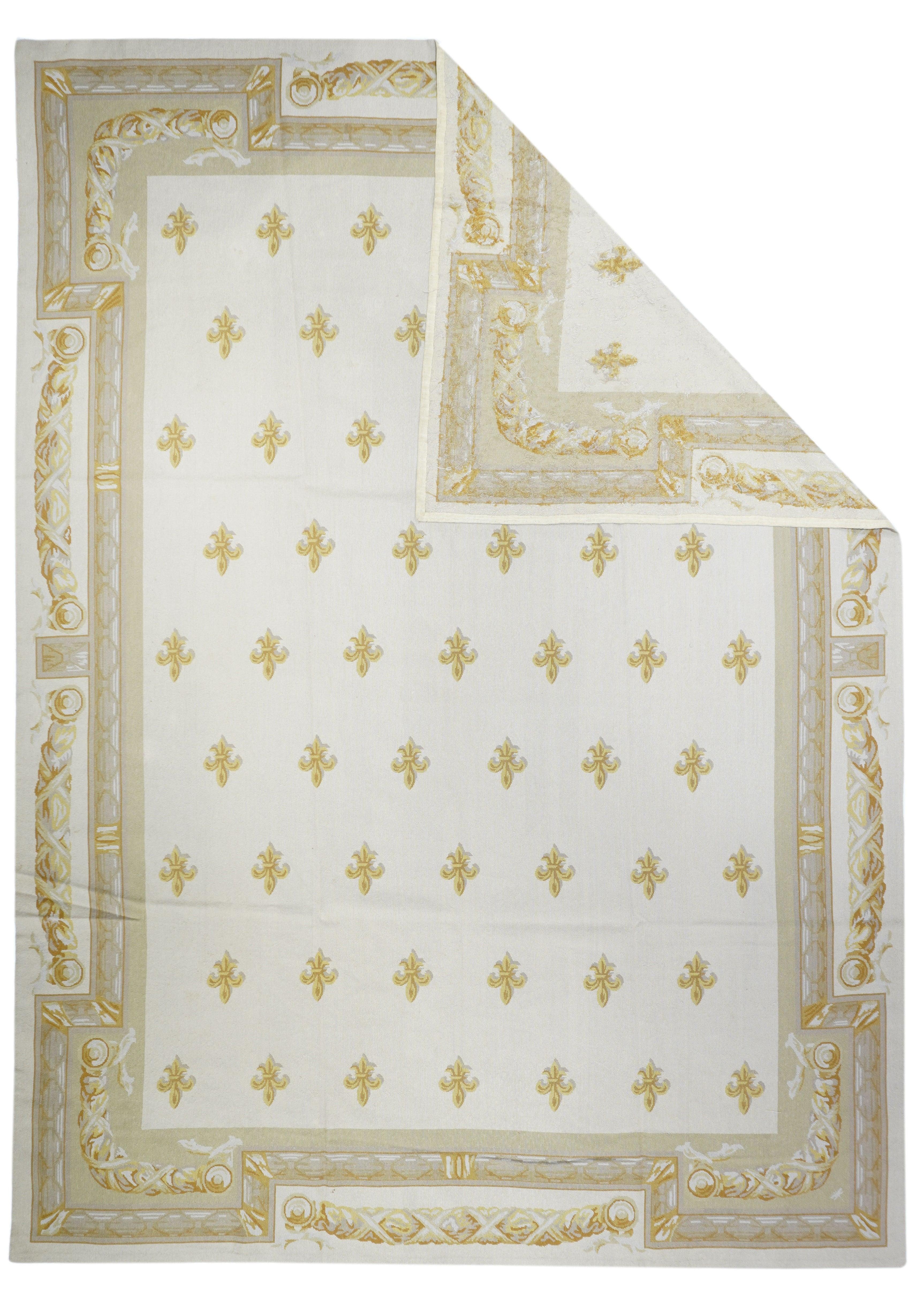 French Aubusson Design Rug 8'7'' x 11'8''.