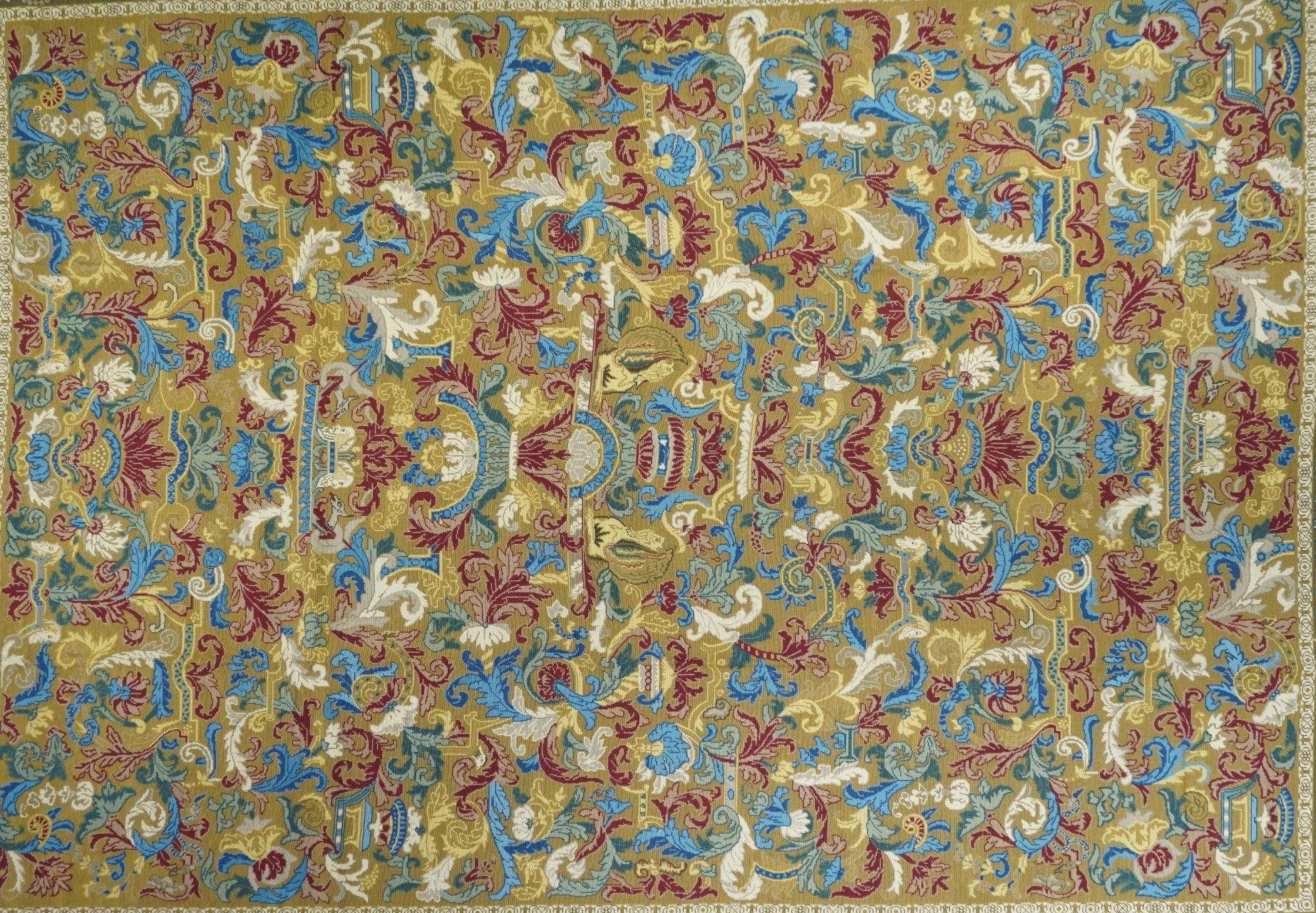 French Aubusson Design Rug 9' x 12' In New Condition For Sale In New York, NY